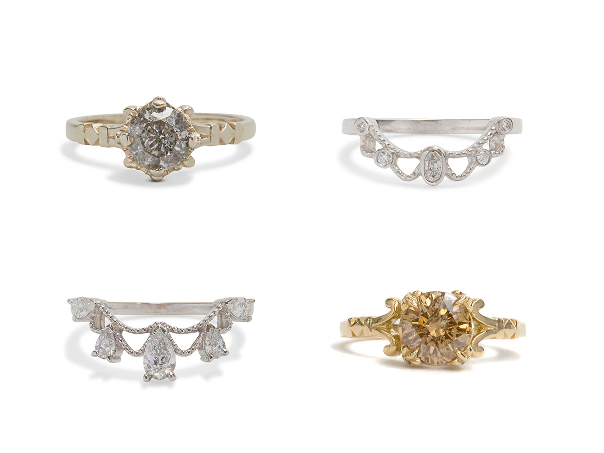 GOTHIC INFLUENCE: WILLIAM LLEWELLYN GRIFFITHS' STACKING RINGS