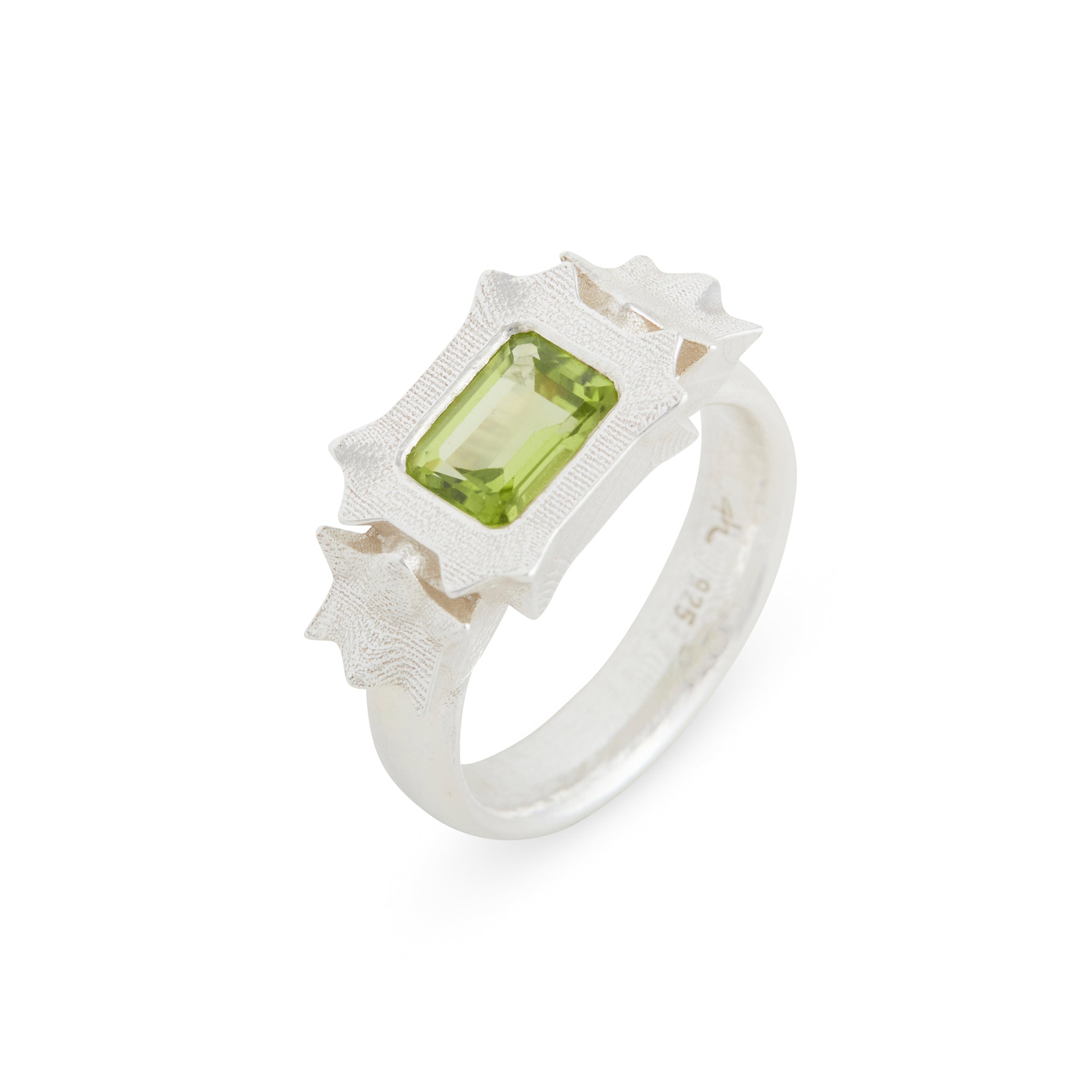 Star Peridot Ring