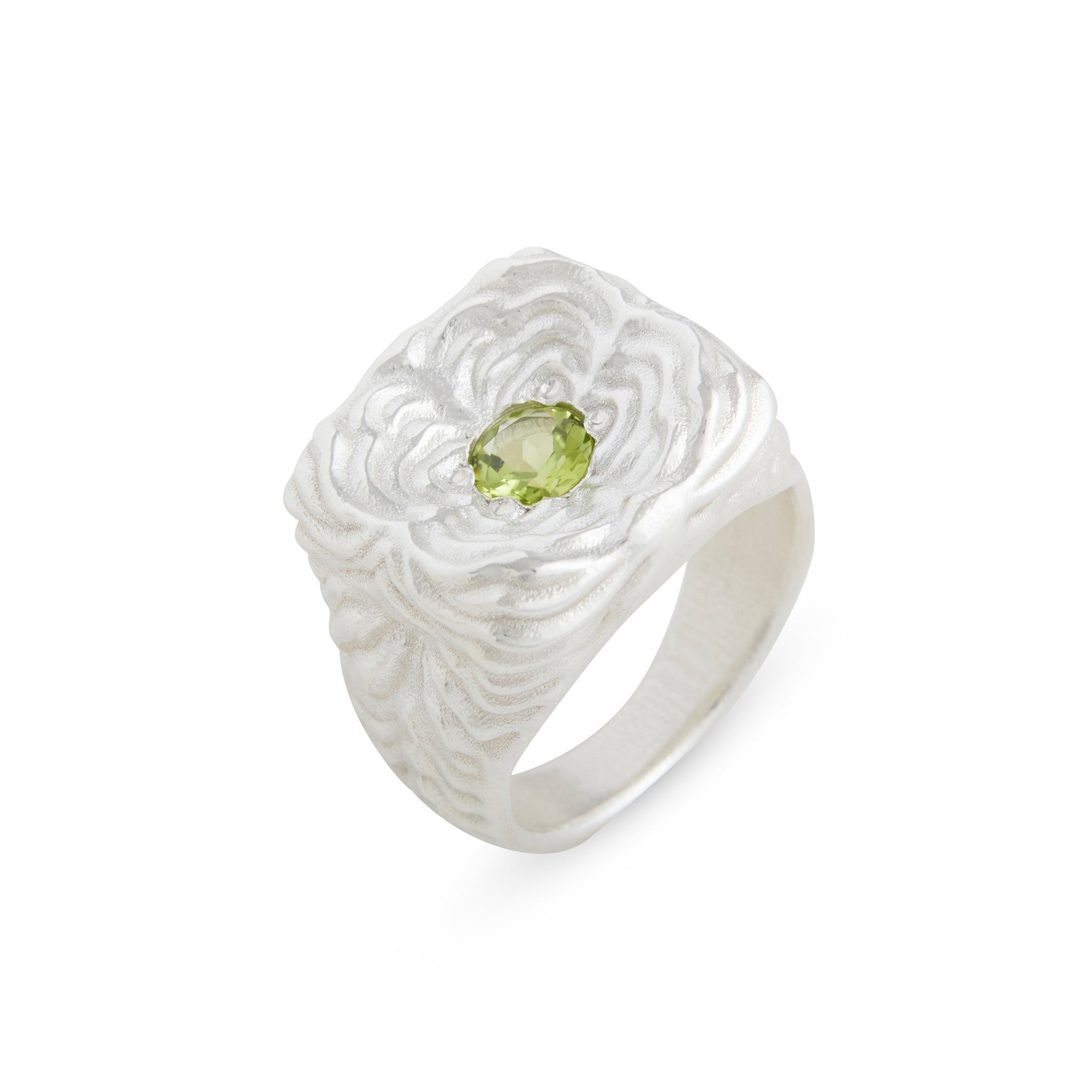 Peridot Crease Ring