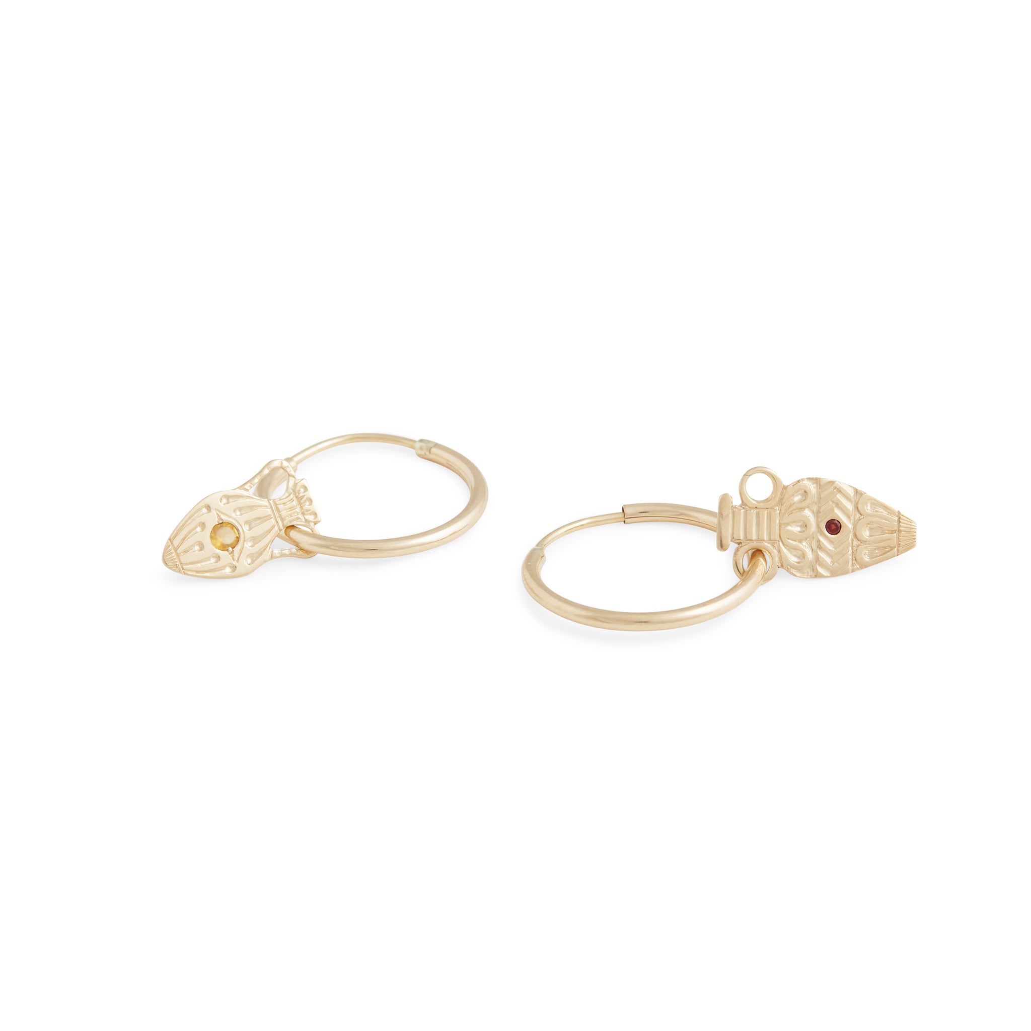 Etruscan Urn Earrings