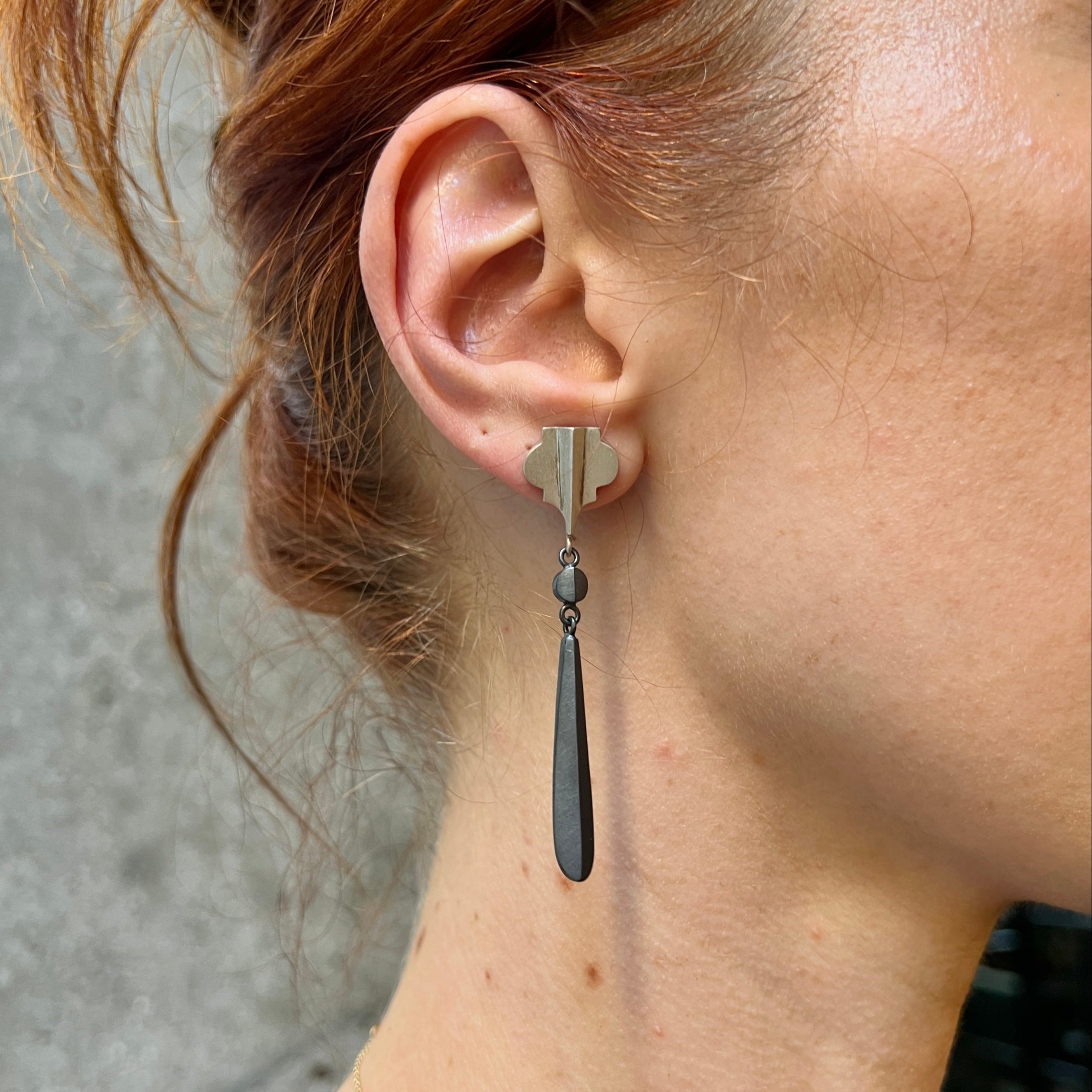 Cathedral Double Drop Earrings