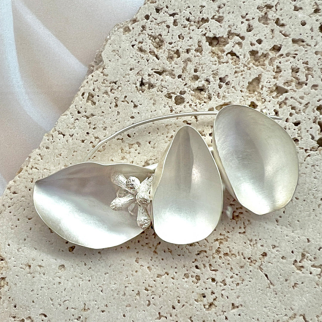 Three Pod Brooch