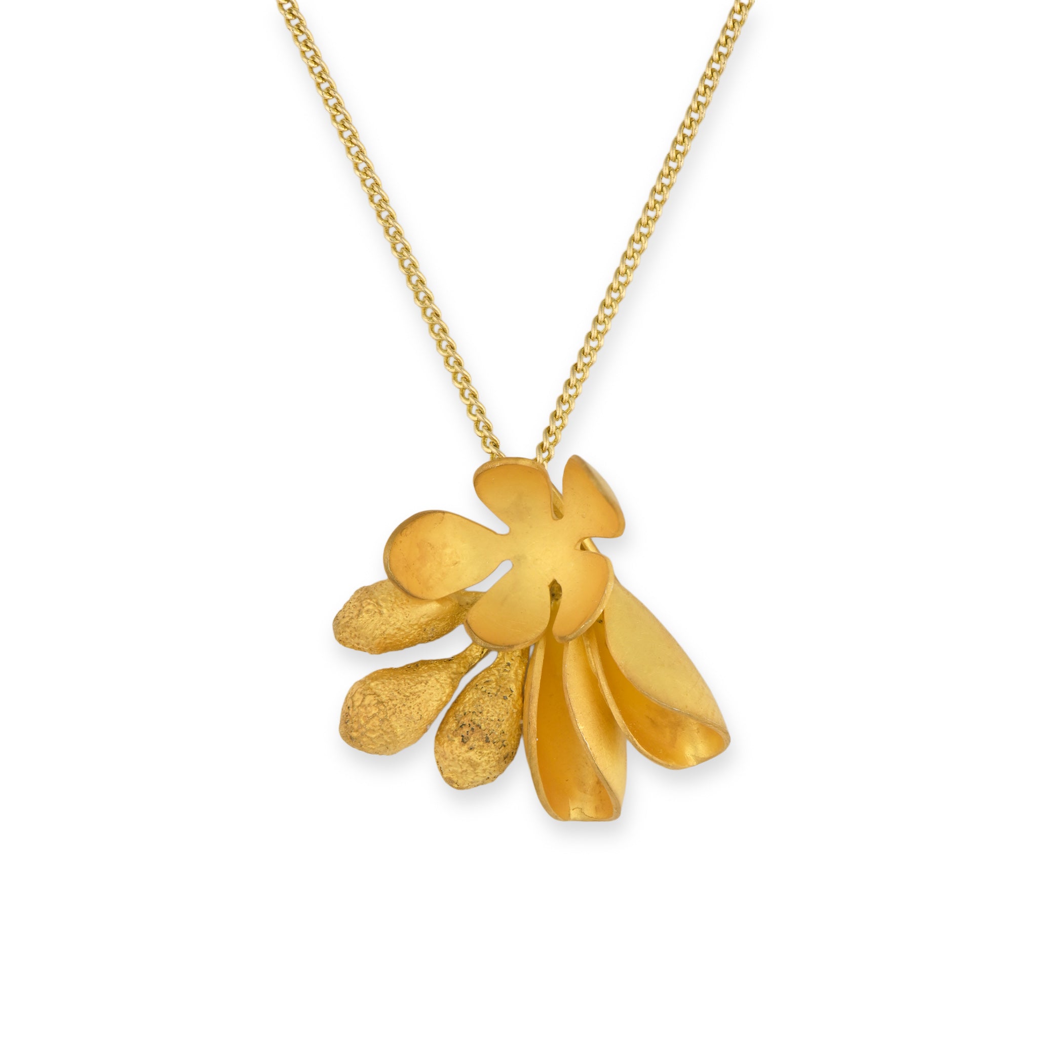 Golden Posy Pendant