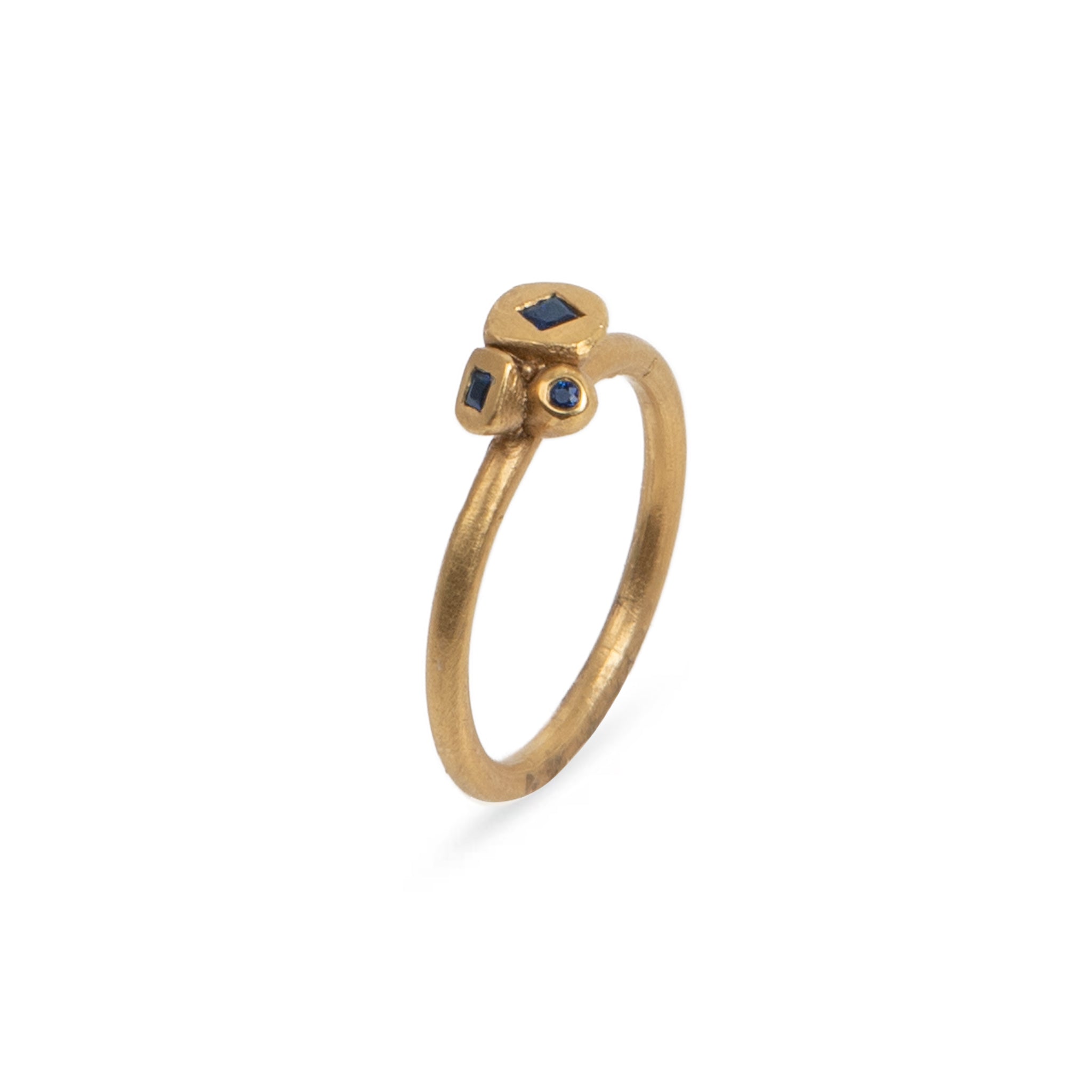 Yellow Gold Sapphire Ring