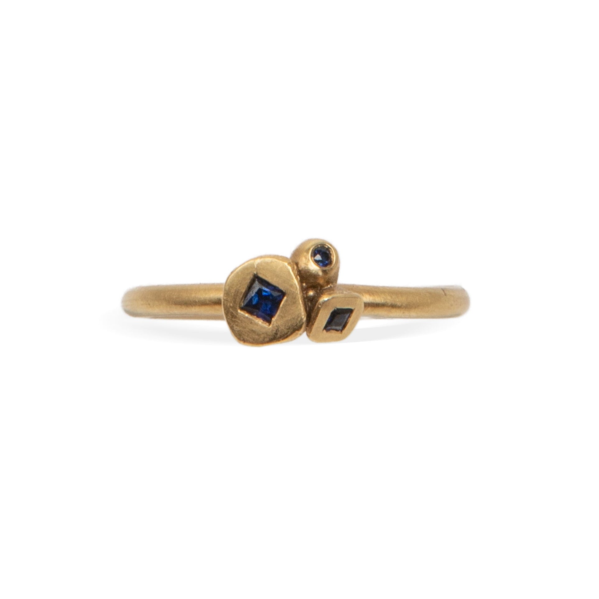 Yellow Gold Sapphire Ring