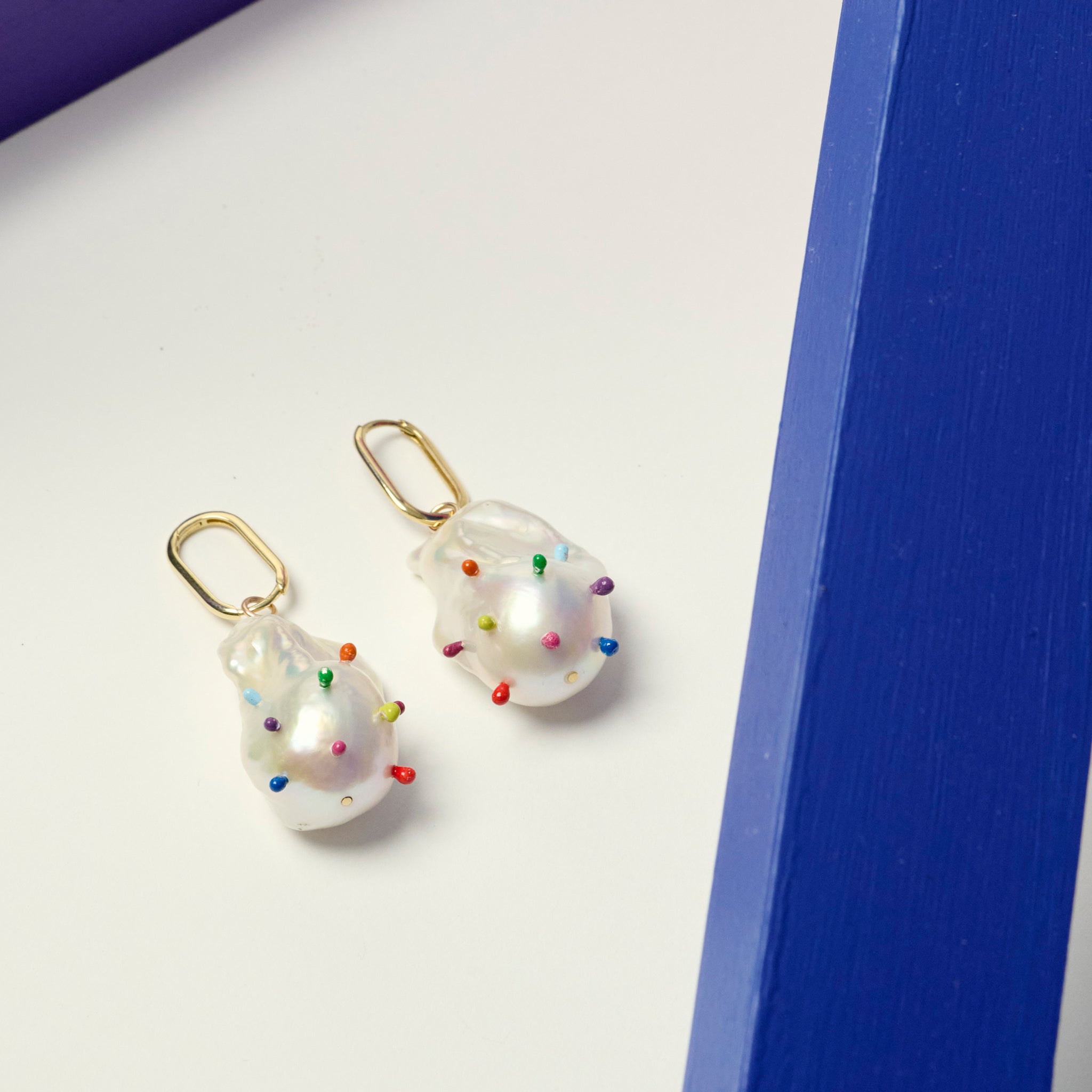 Chromatic Pearl Earrings