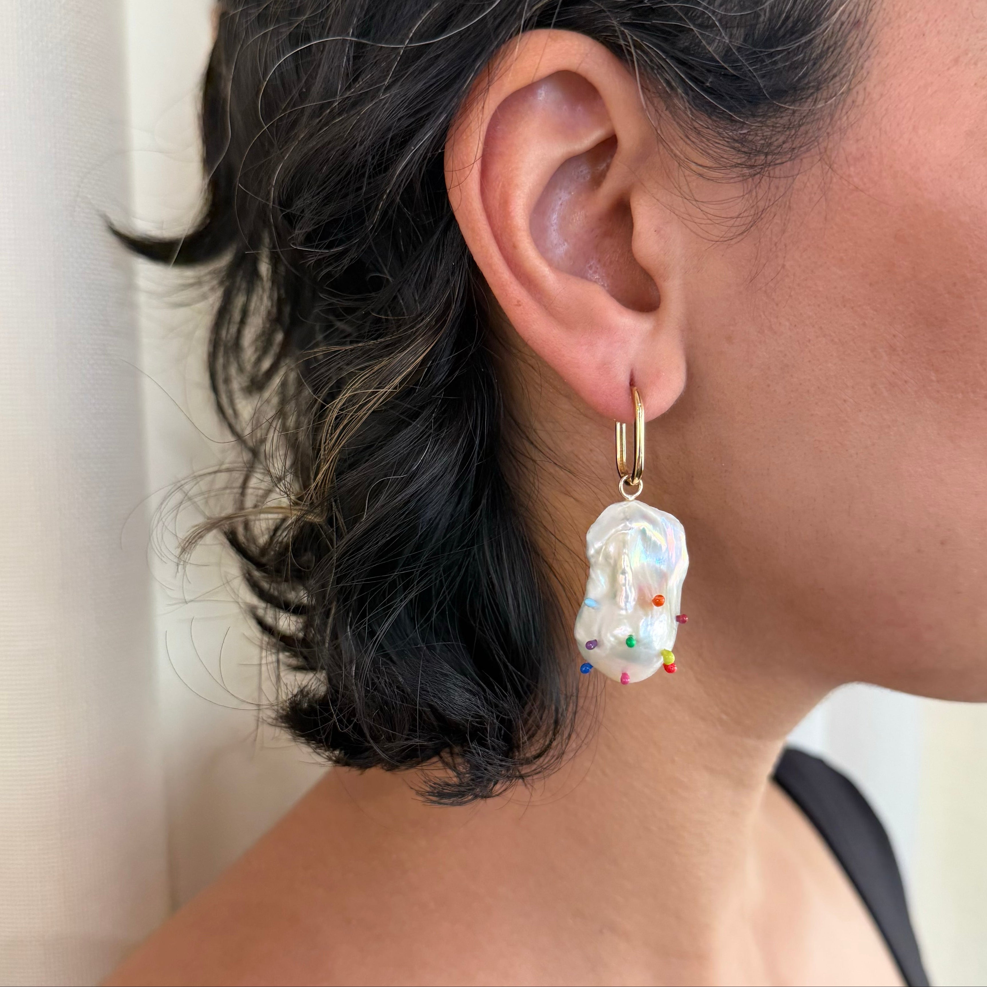 Chromatic Pearl Earrings