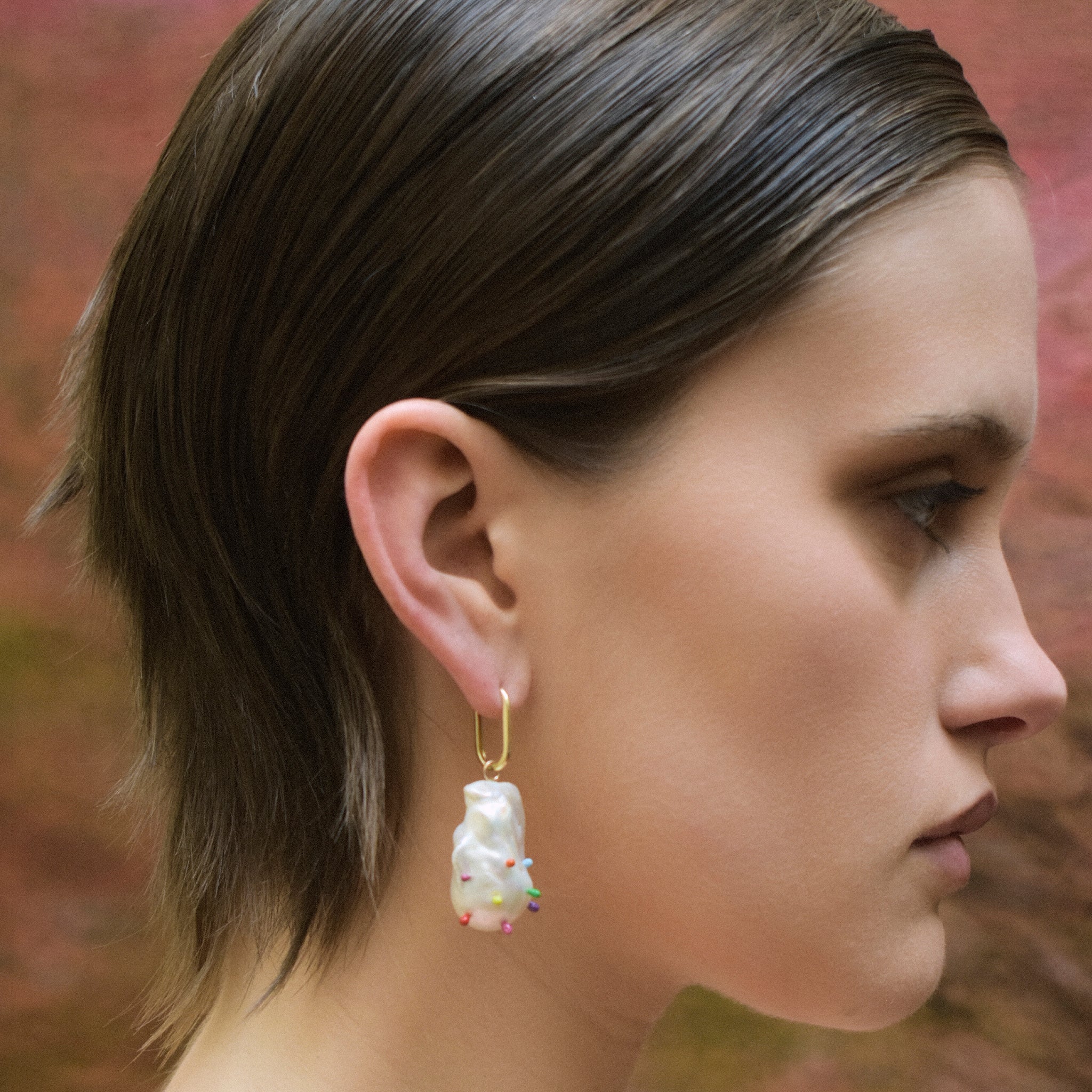 Chromatic Pearl Earrings