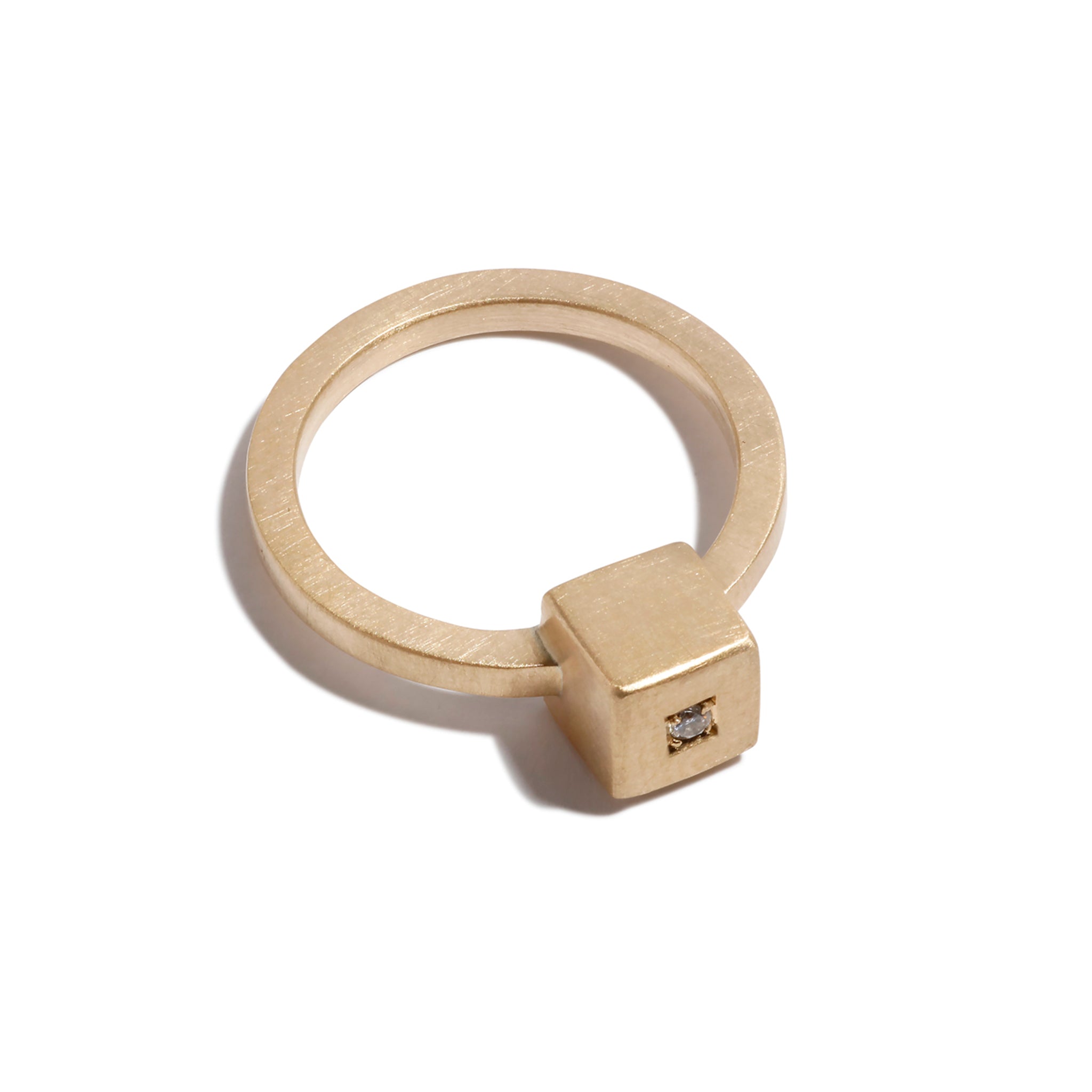 Dice Diamond Ring