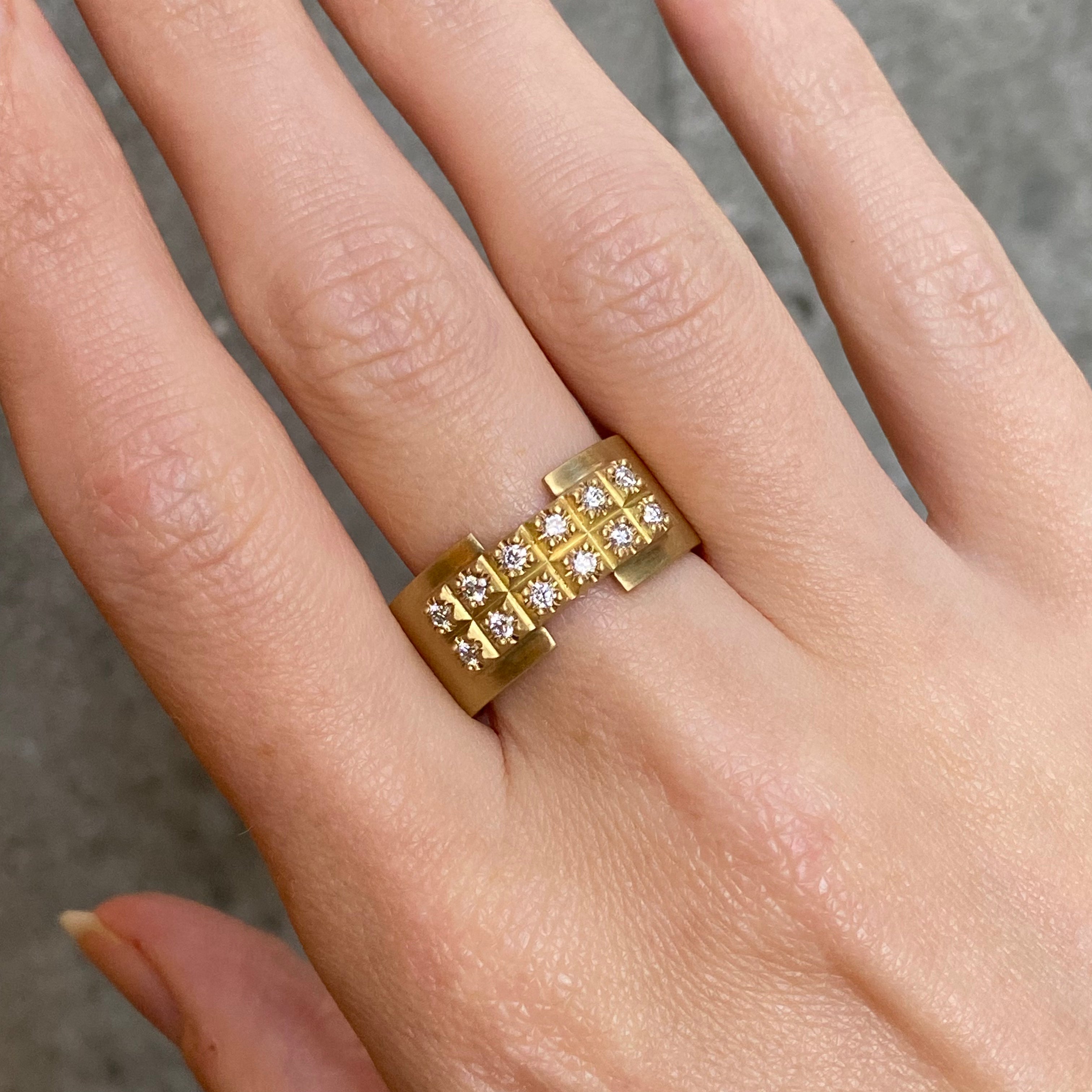 Nexus Wide Diamond Ring