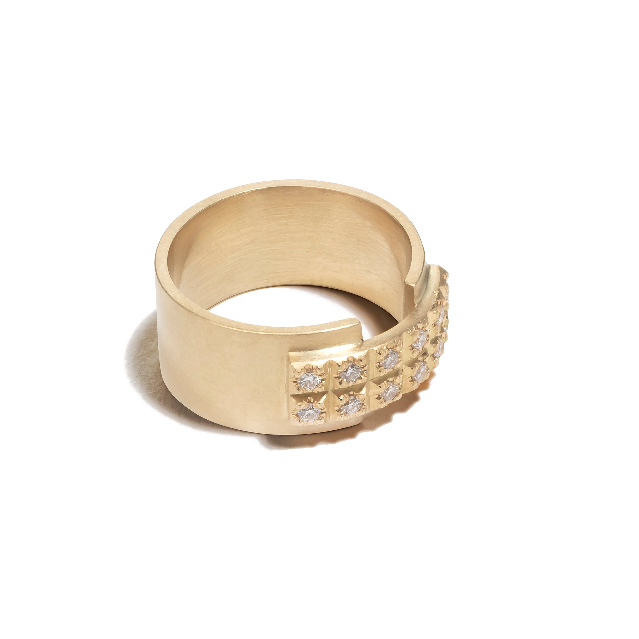 Nexus Wide Diamond Ring