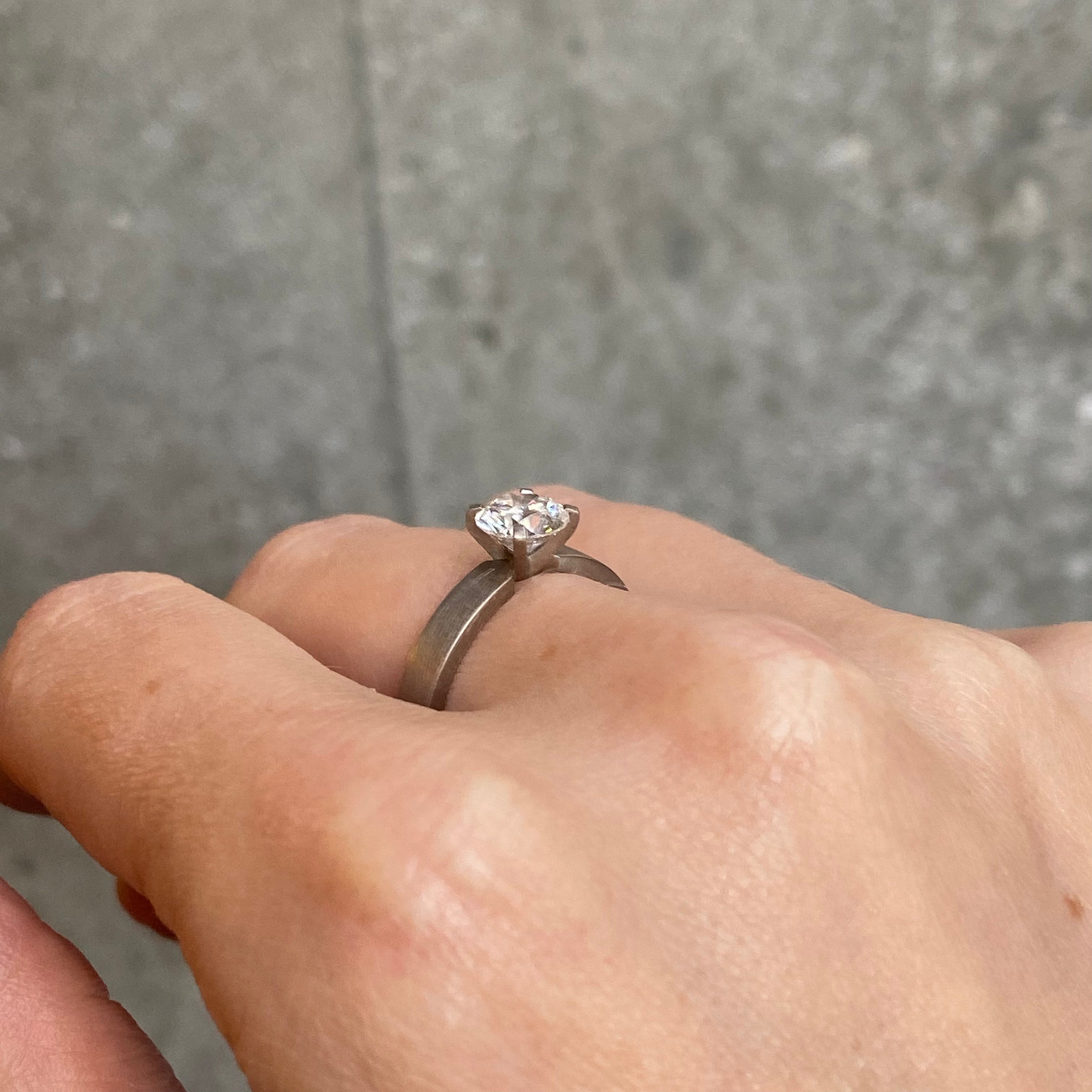 Ignis Diamond Solitaire Ring