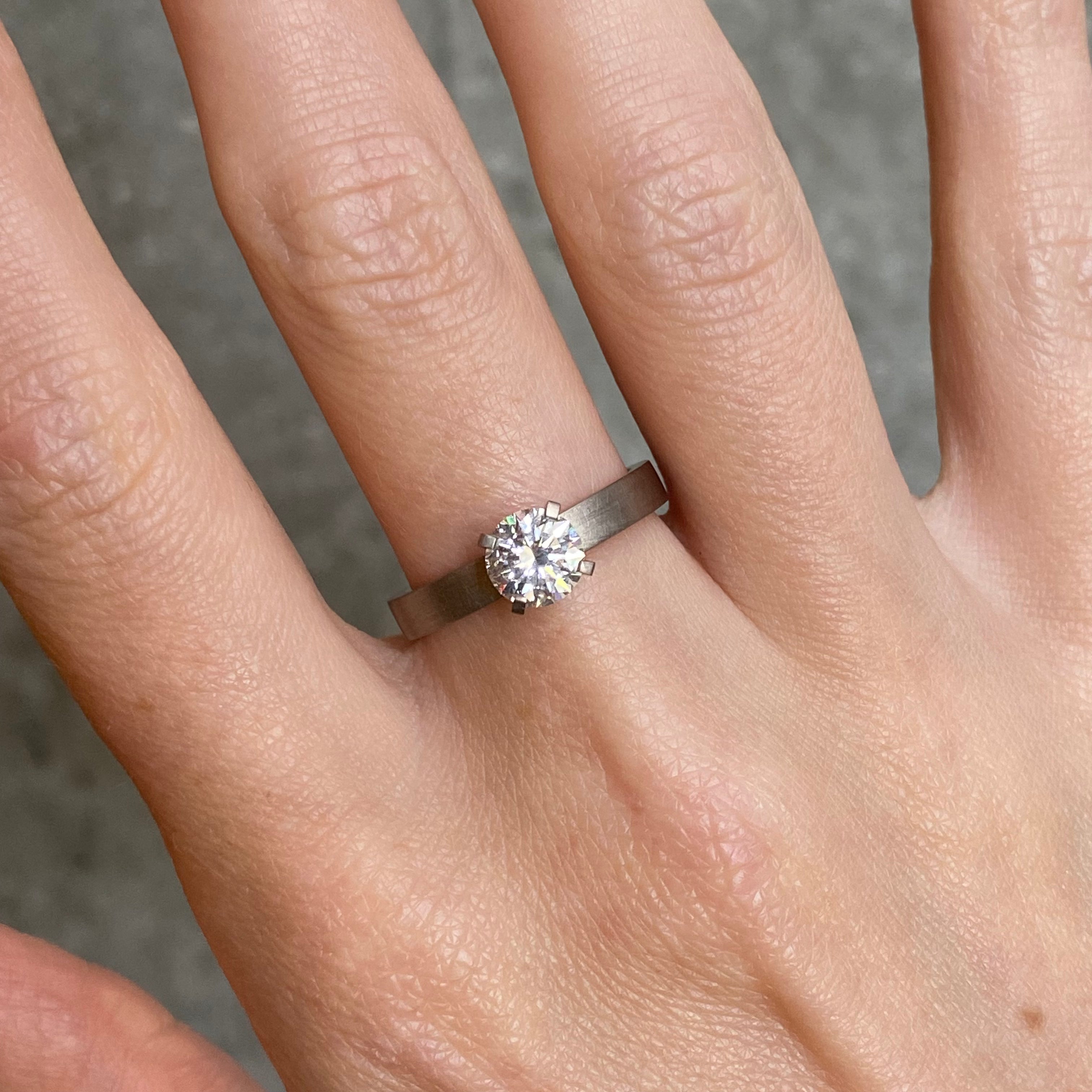 Ignis Diamond Solitaire Ring