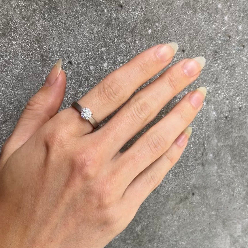 Ignis Diamond Solitaire Ring