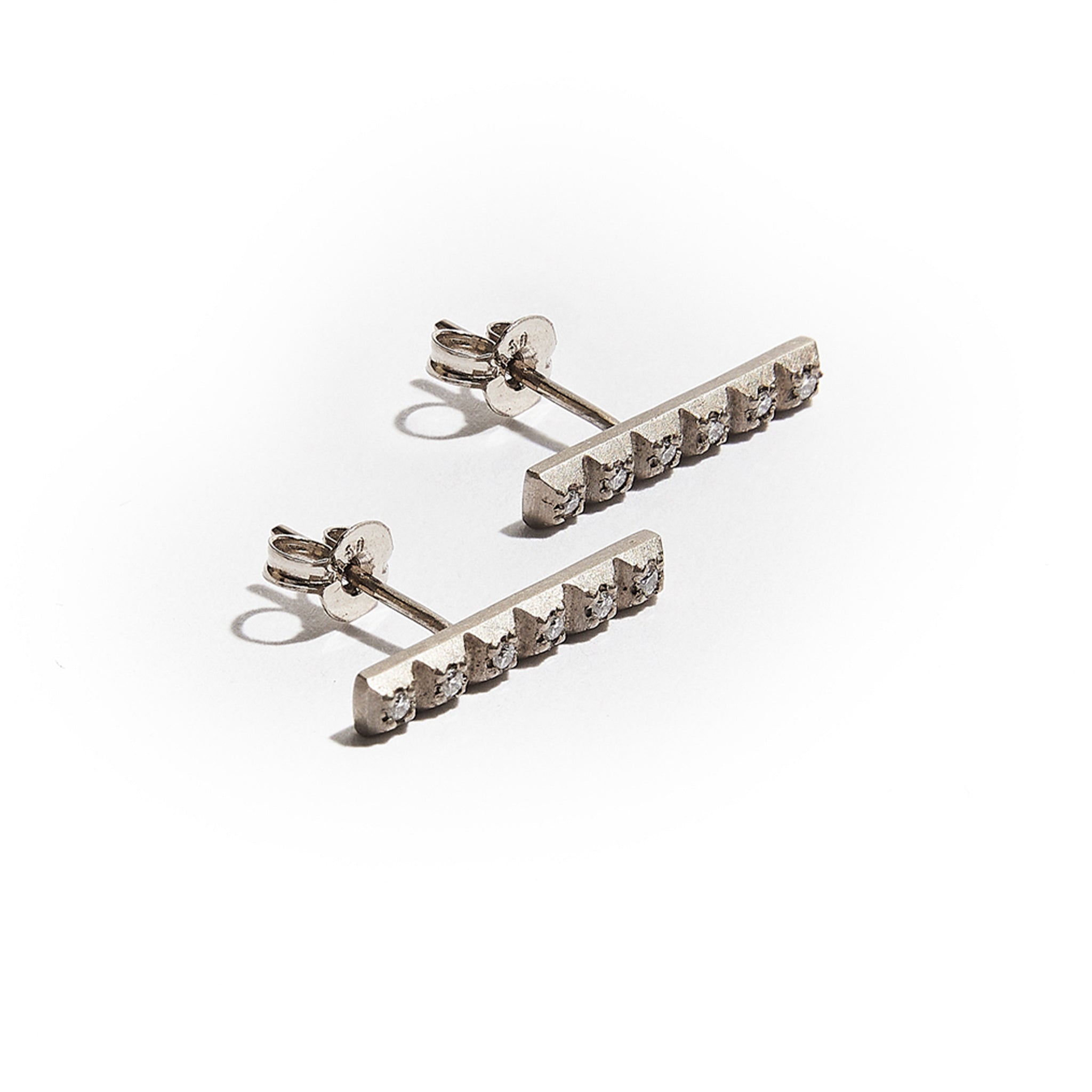 Diamond Line Studs