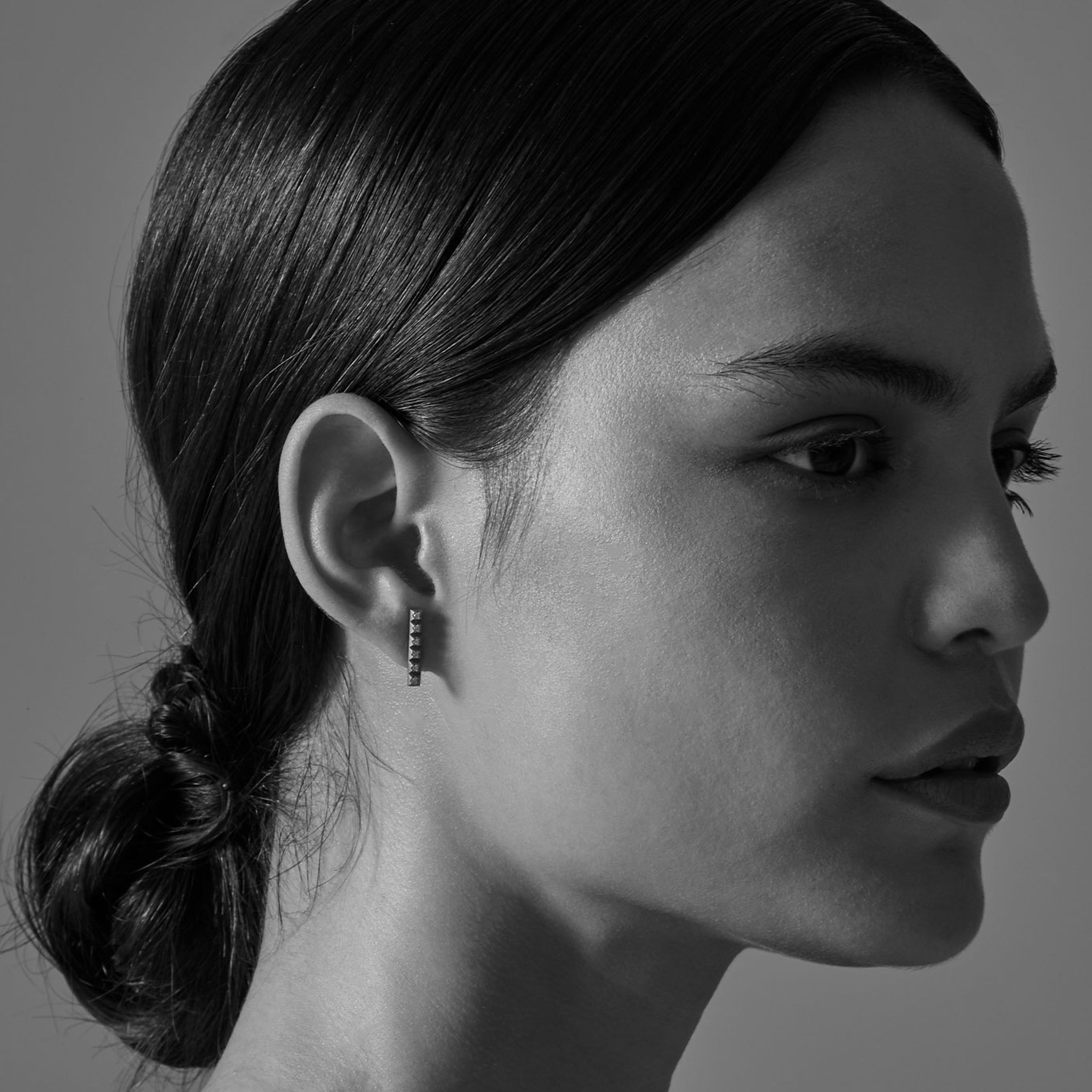 Diamond Line Studs
