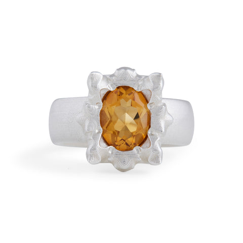 Solar Citrine Ring