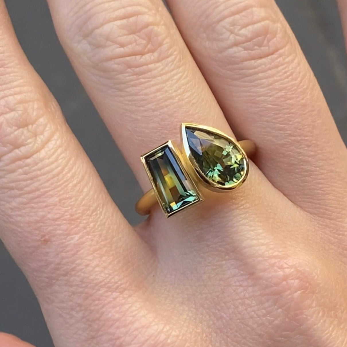 Twin Tides Ring