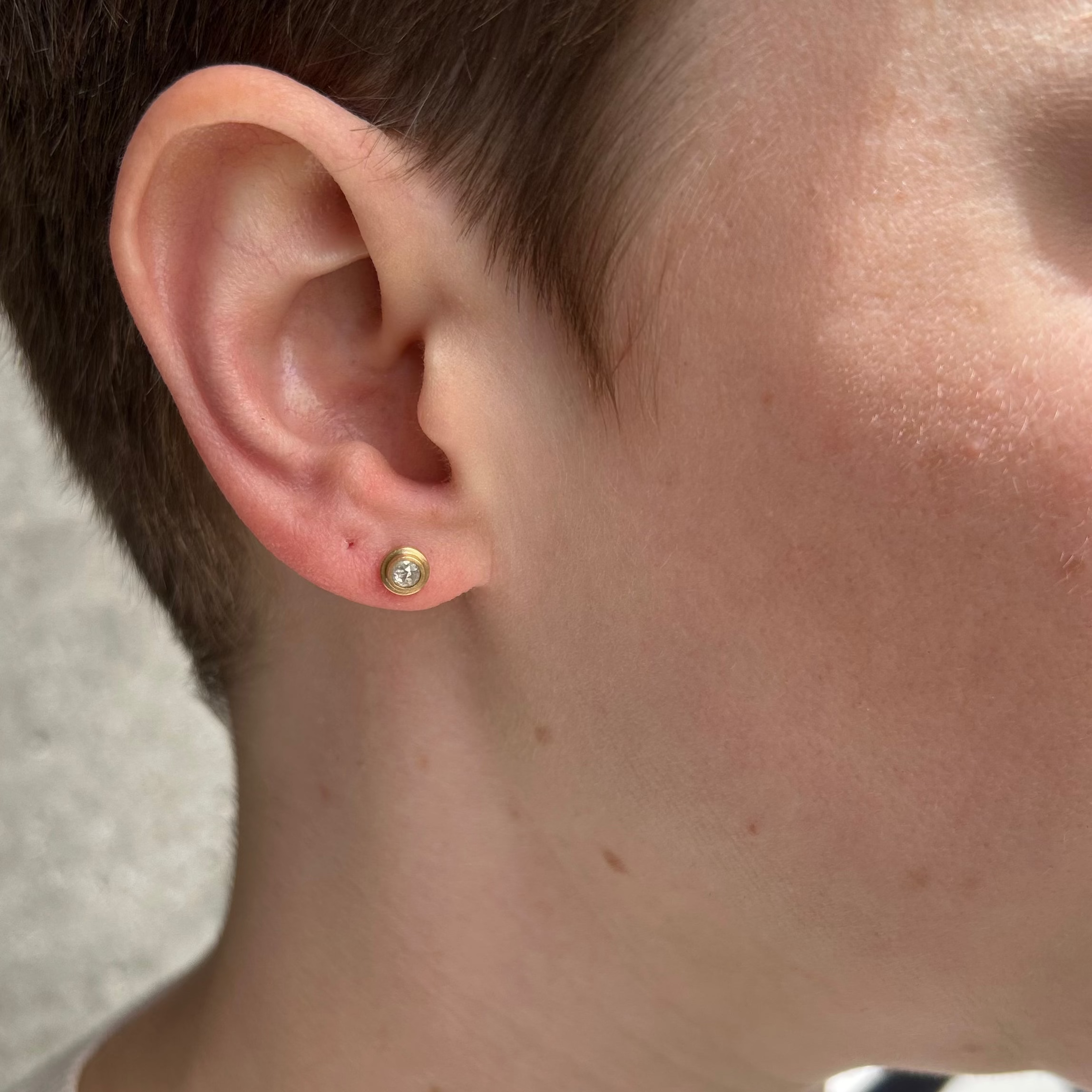 Absinth Green Ophir Small Stud Earrings