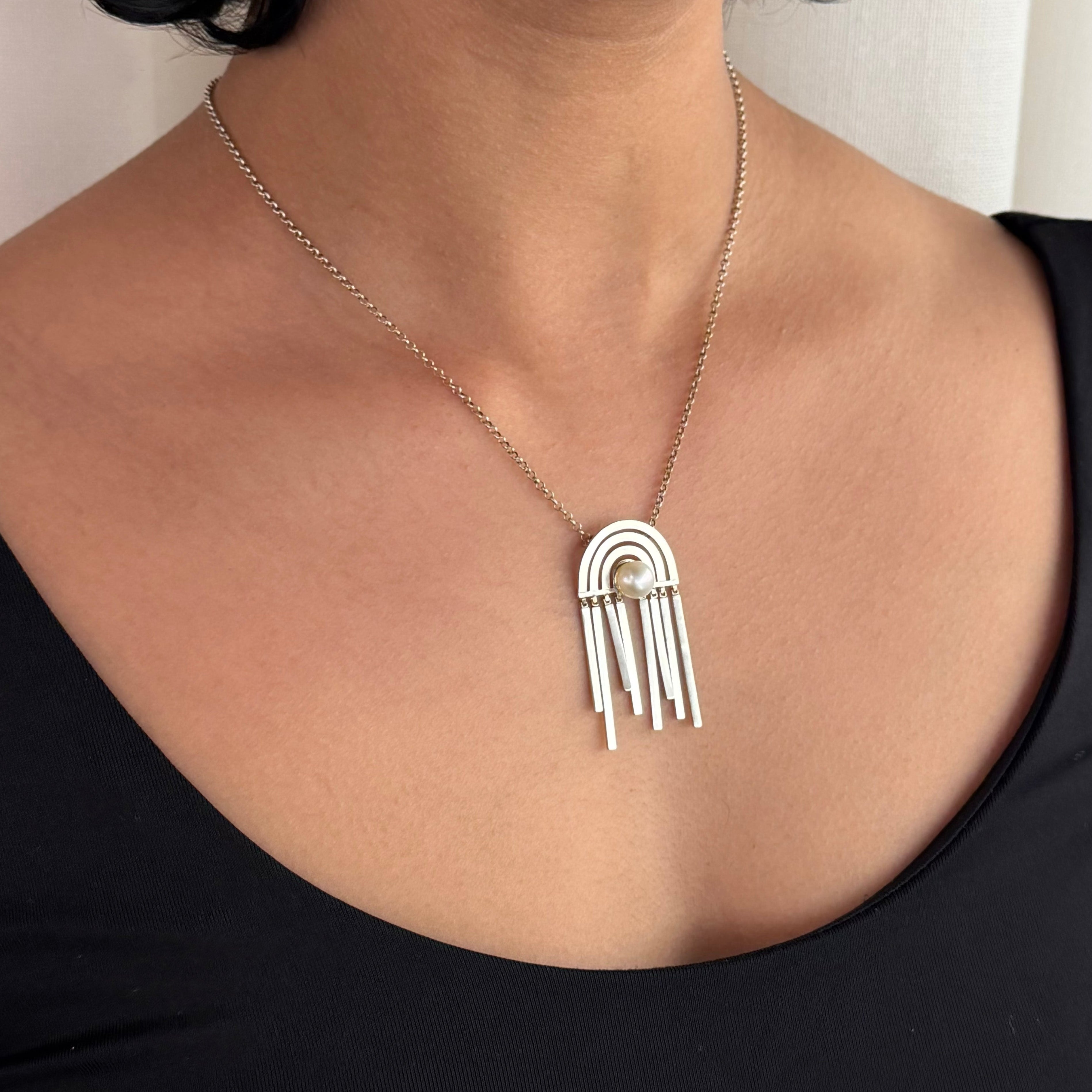 Shift with Pearl Pendant