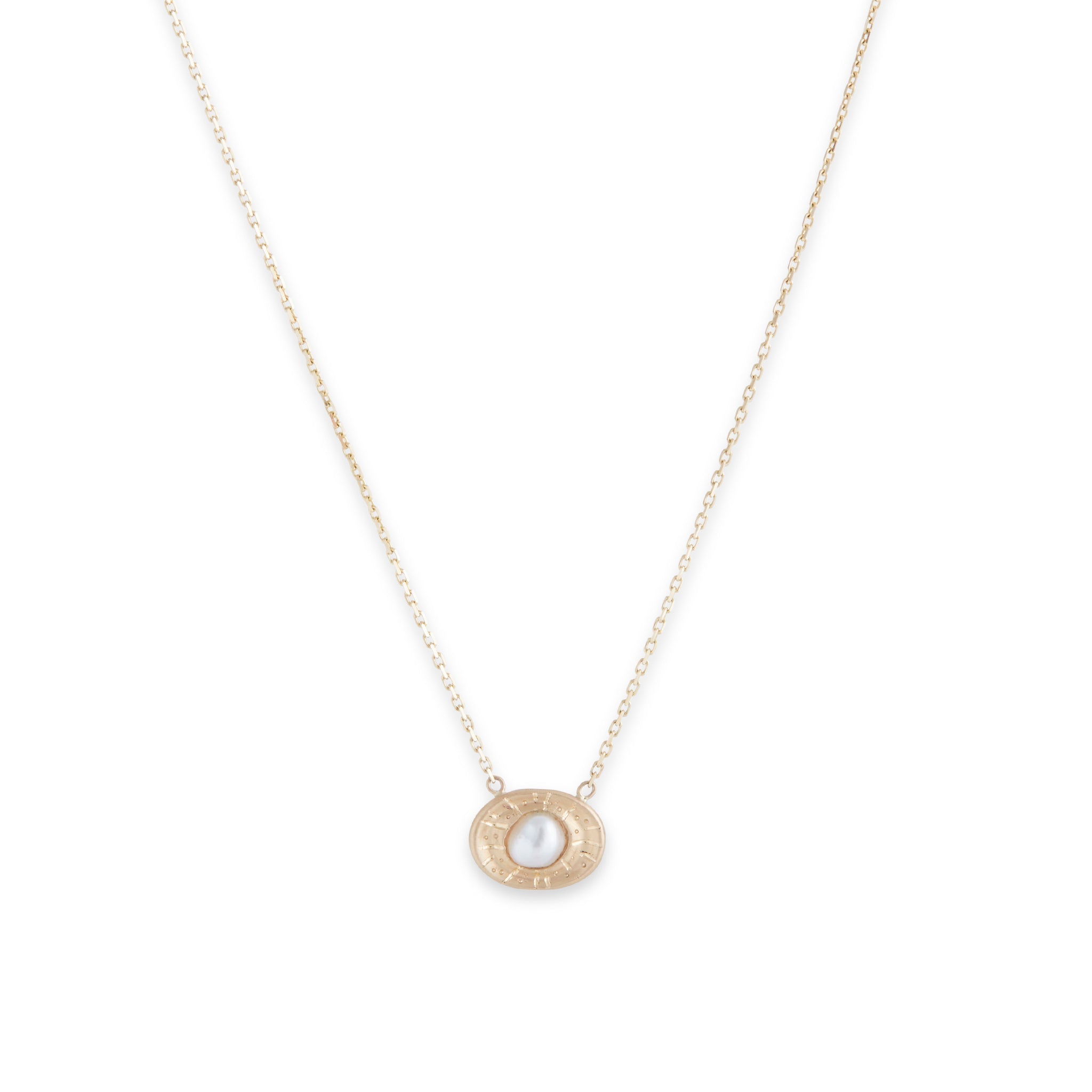 Radiant Depths South Sea Keshi Pearl Pendant