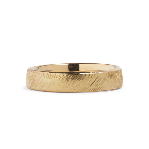 Etched 5 Wedding Ring by Karla Way