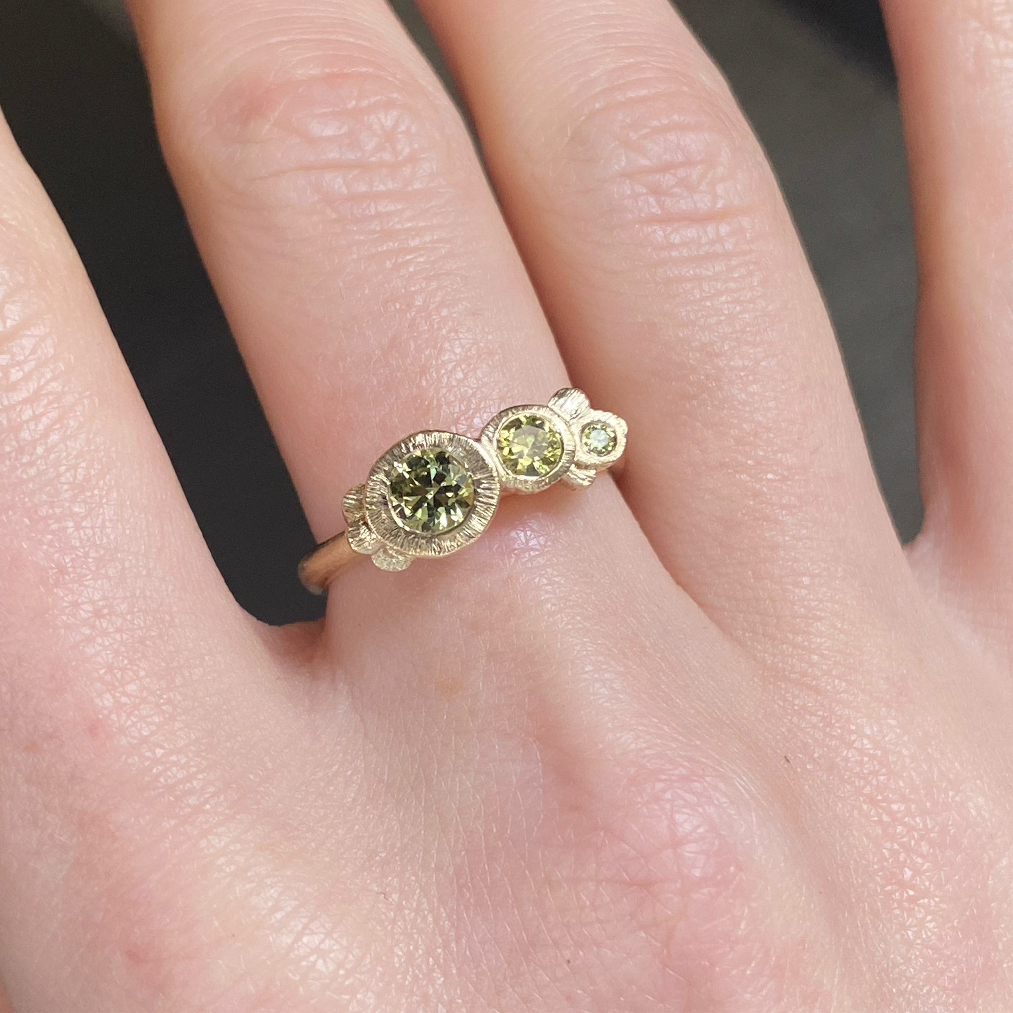 Basalt Bloom Ring