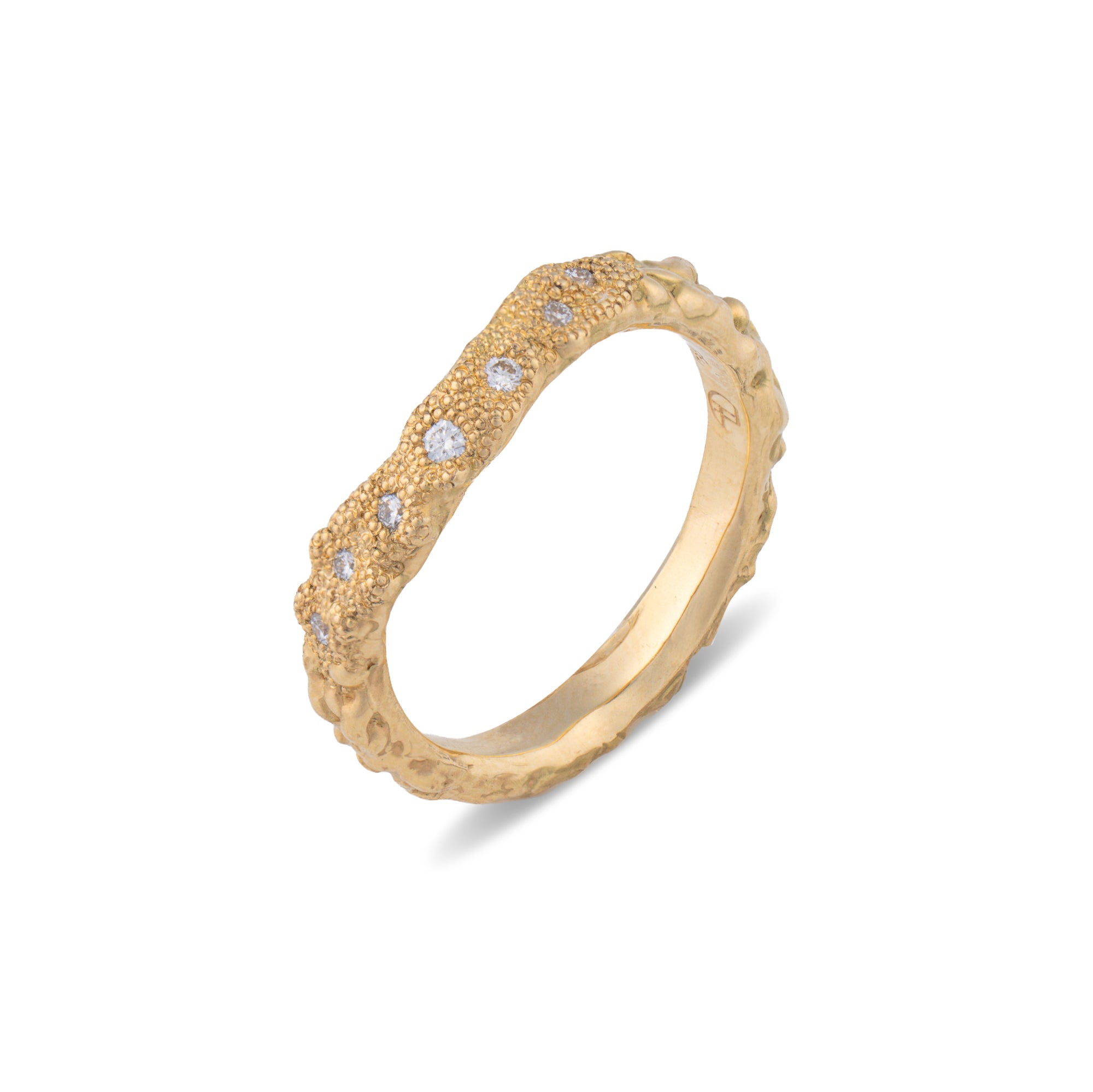 Eudaimonia Curved Band Ring