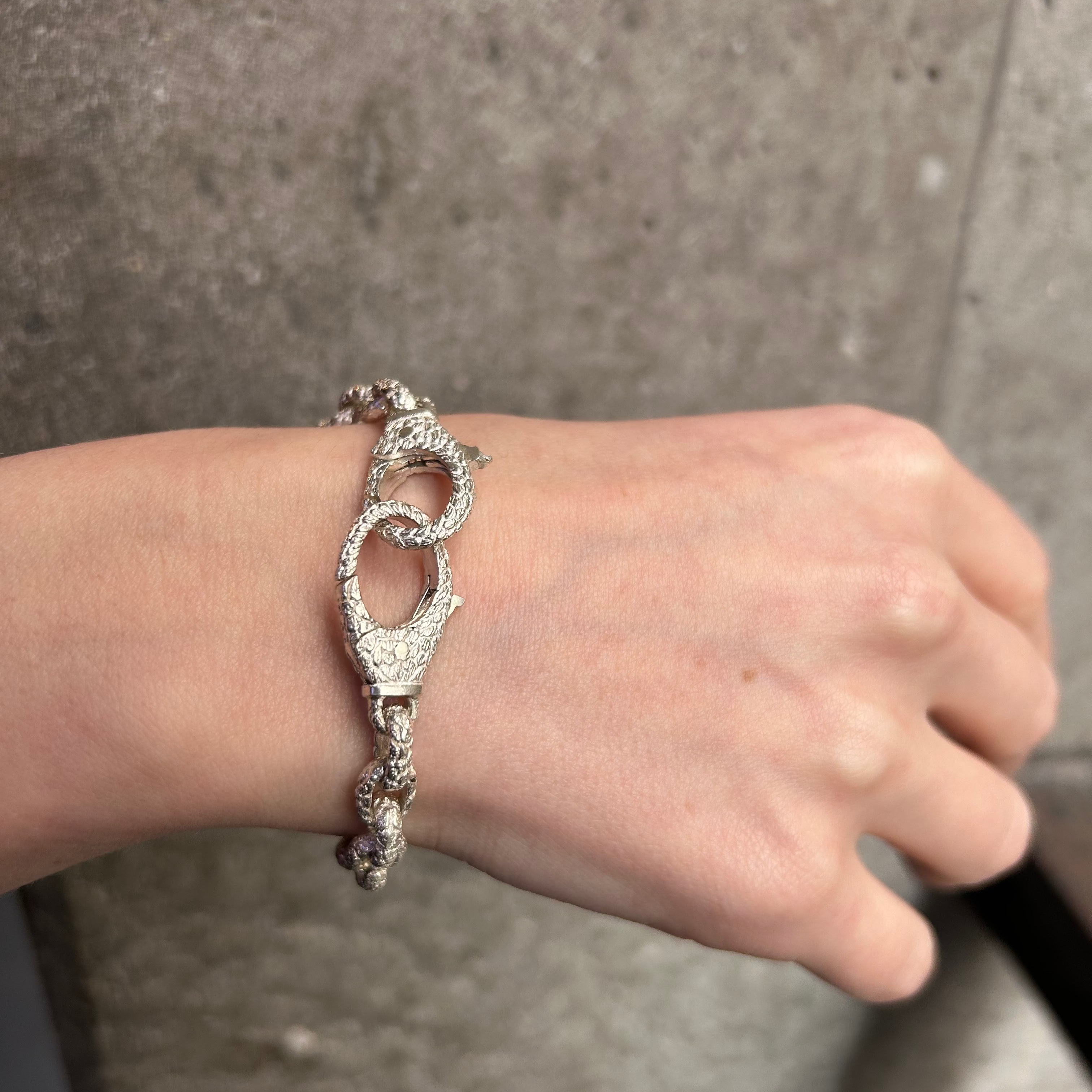 Orangutan Skin Link Chain Necklace