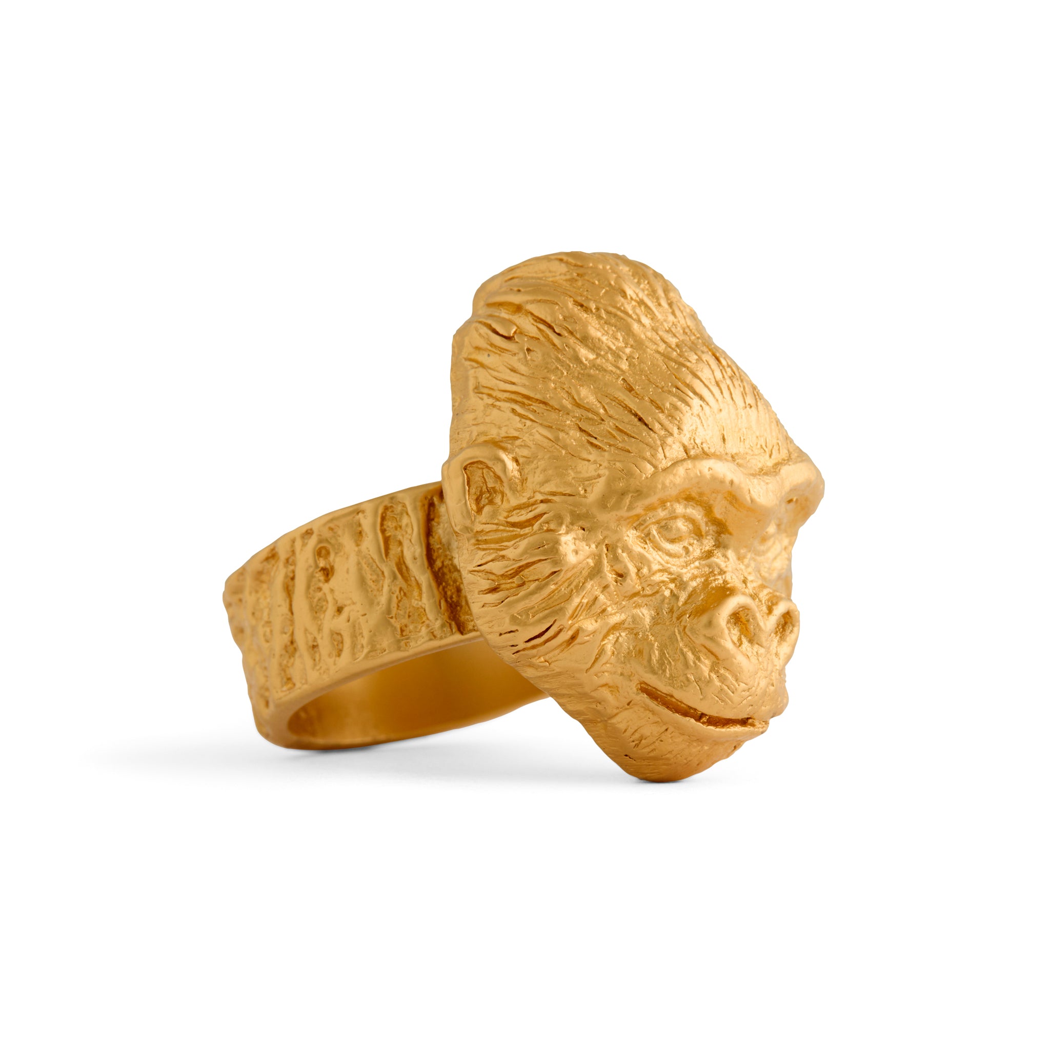 Large Gorilla Head Ring
