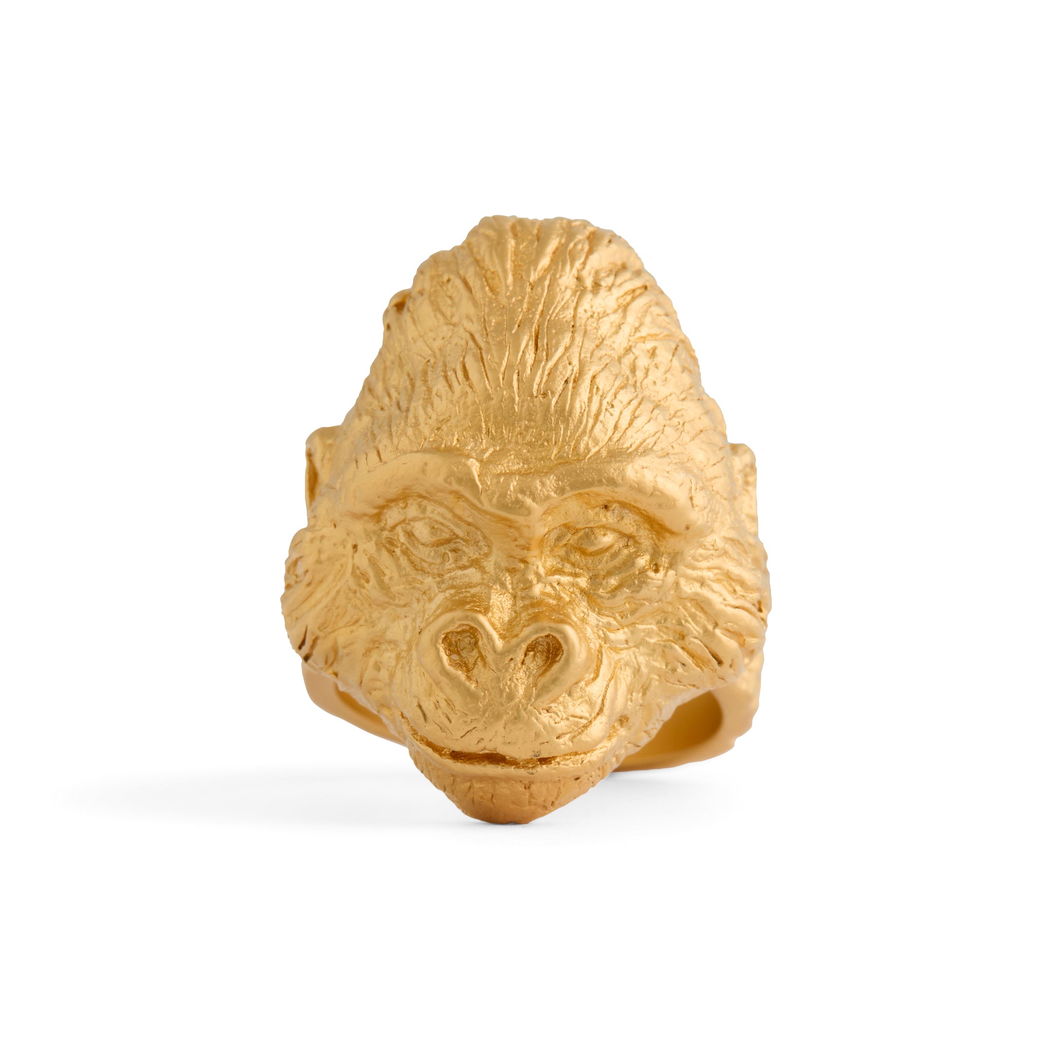 Large Gorilla Head Ring