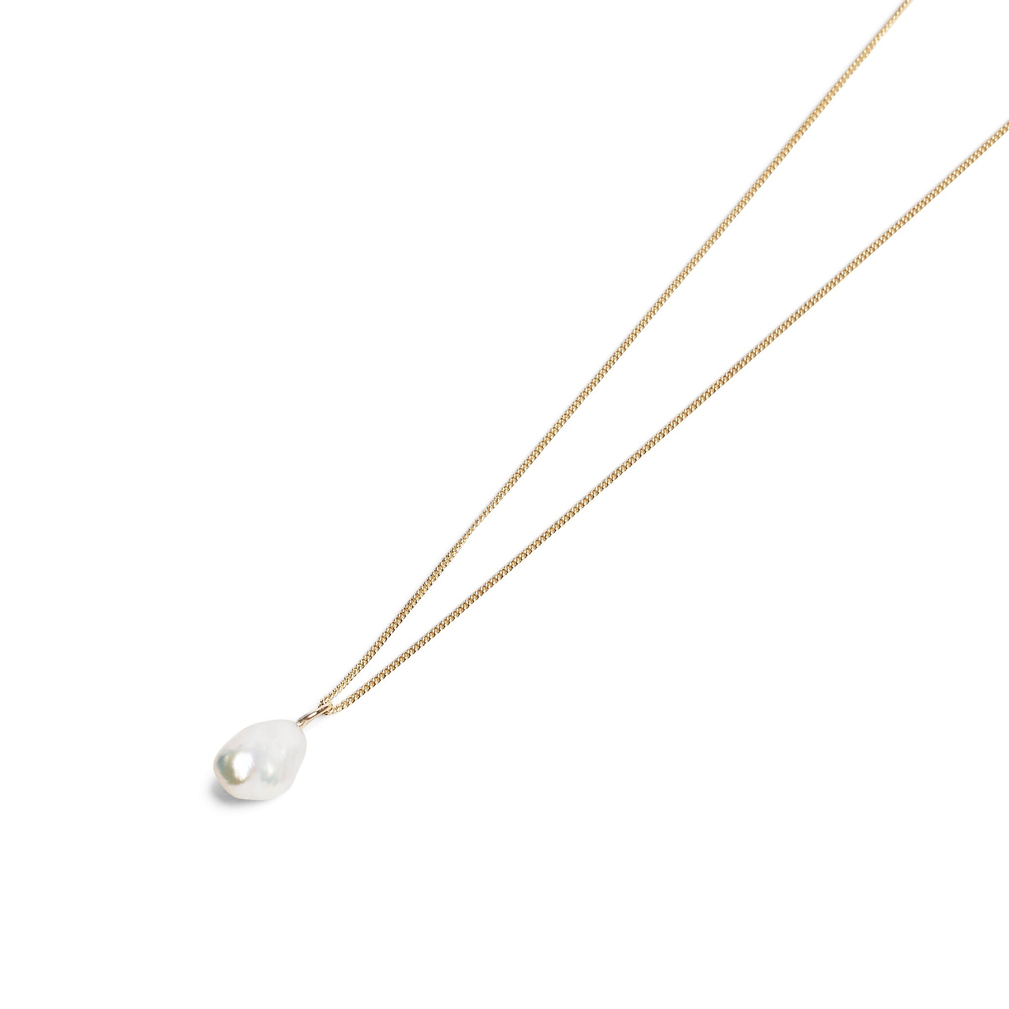 Baroque Pearl Gold Pendant