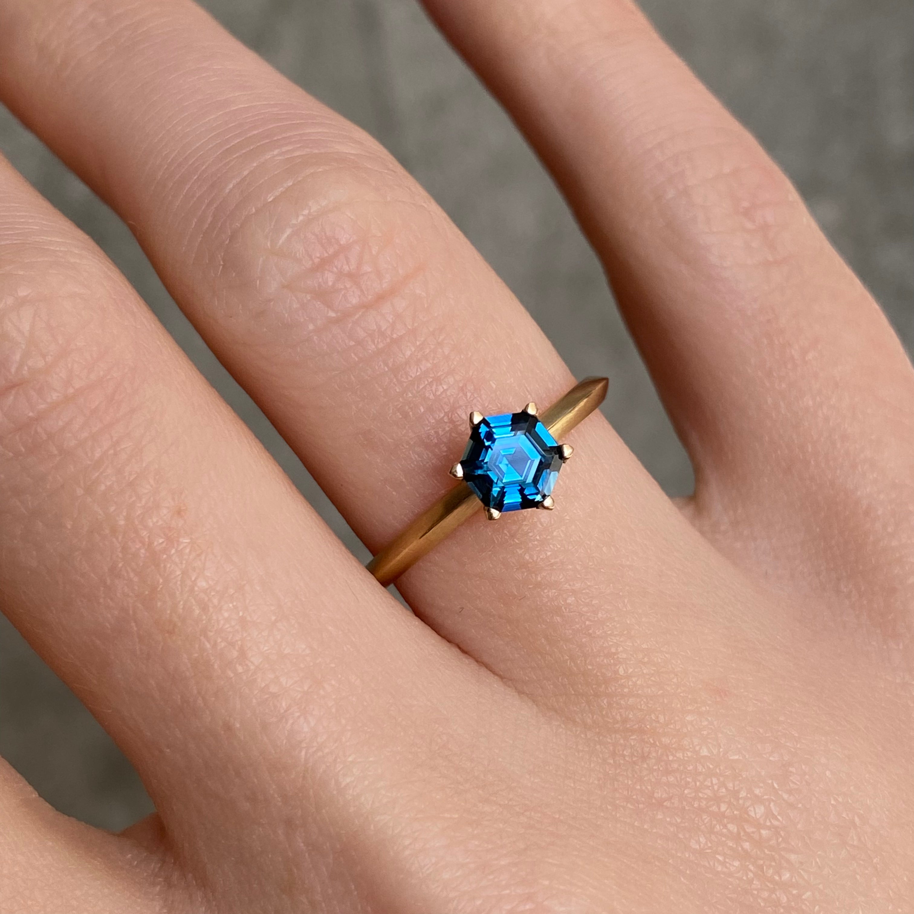 Affection Blue Sapphire Love Ritual Ring