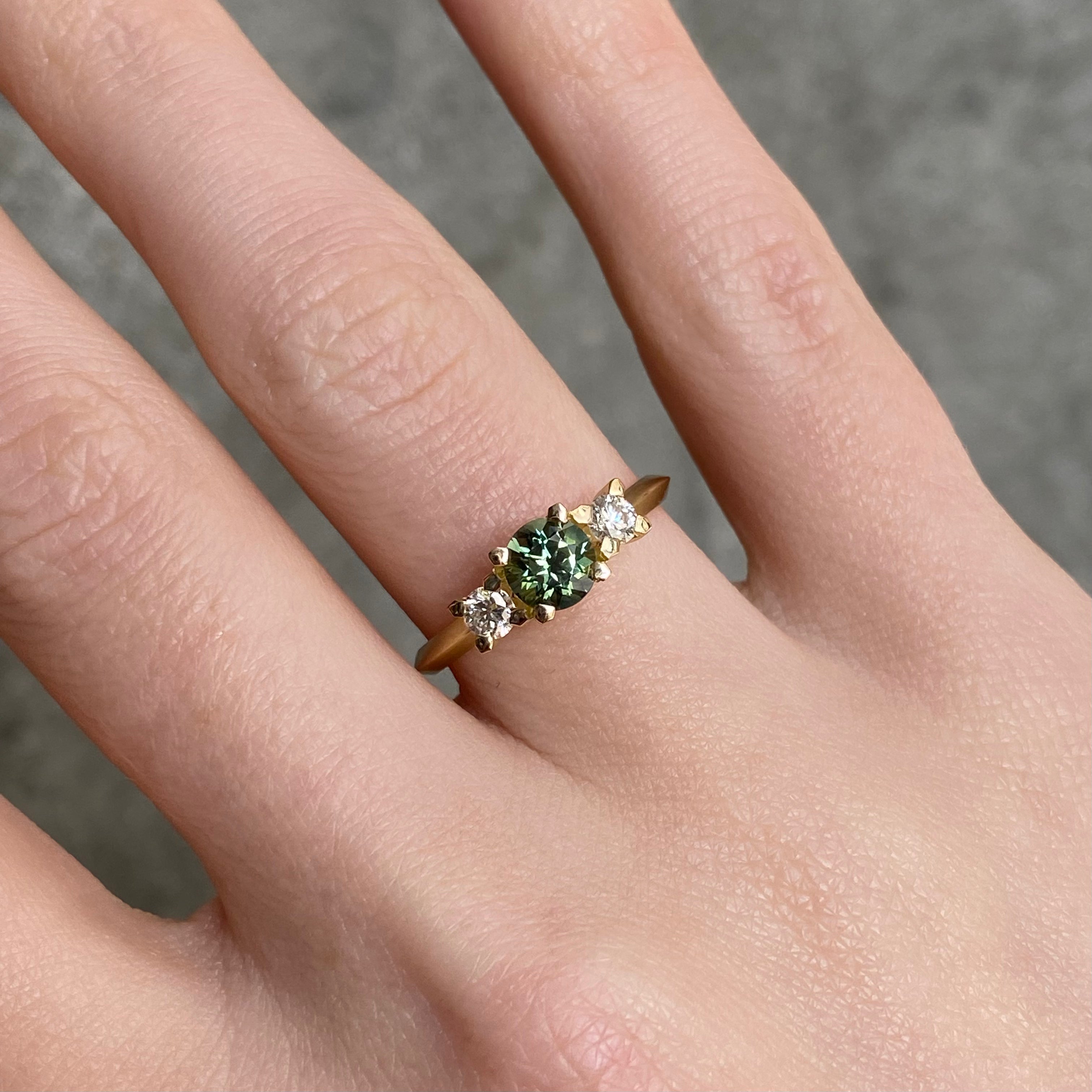 Heartbeat Parti Sapphire Diamond Love Ritual Ring