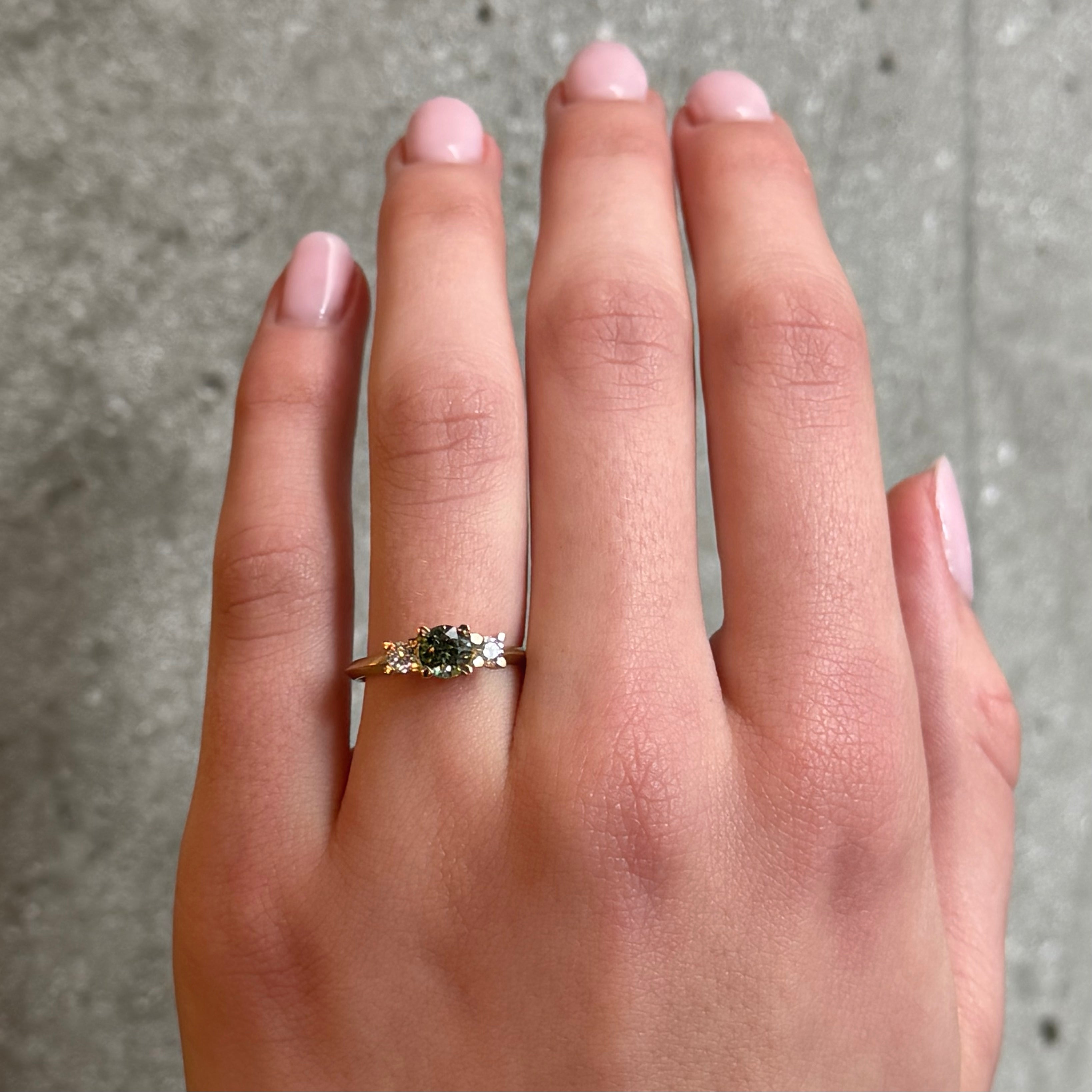 Heartbeat Parti Sapphire Diamond Love Ritual Ring