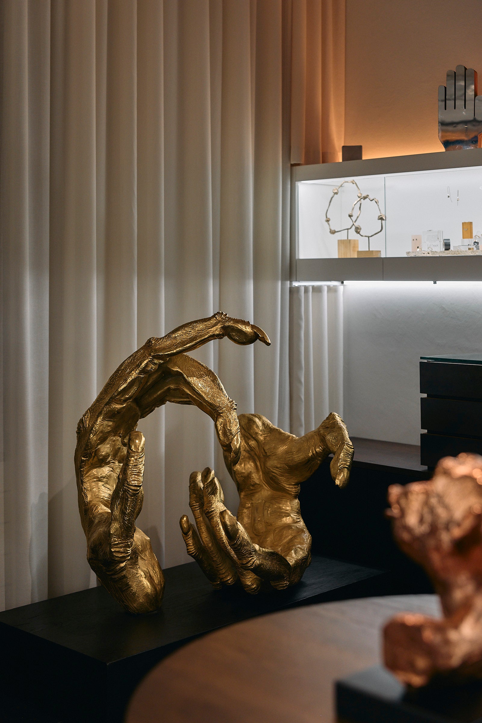 Gibbons Got A Gun Sculpture 1