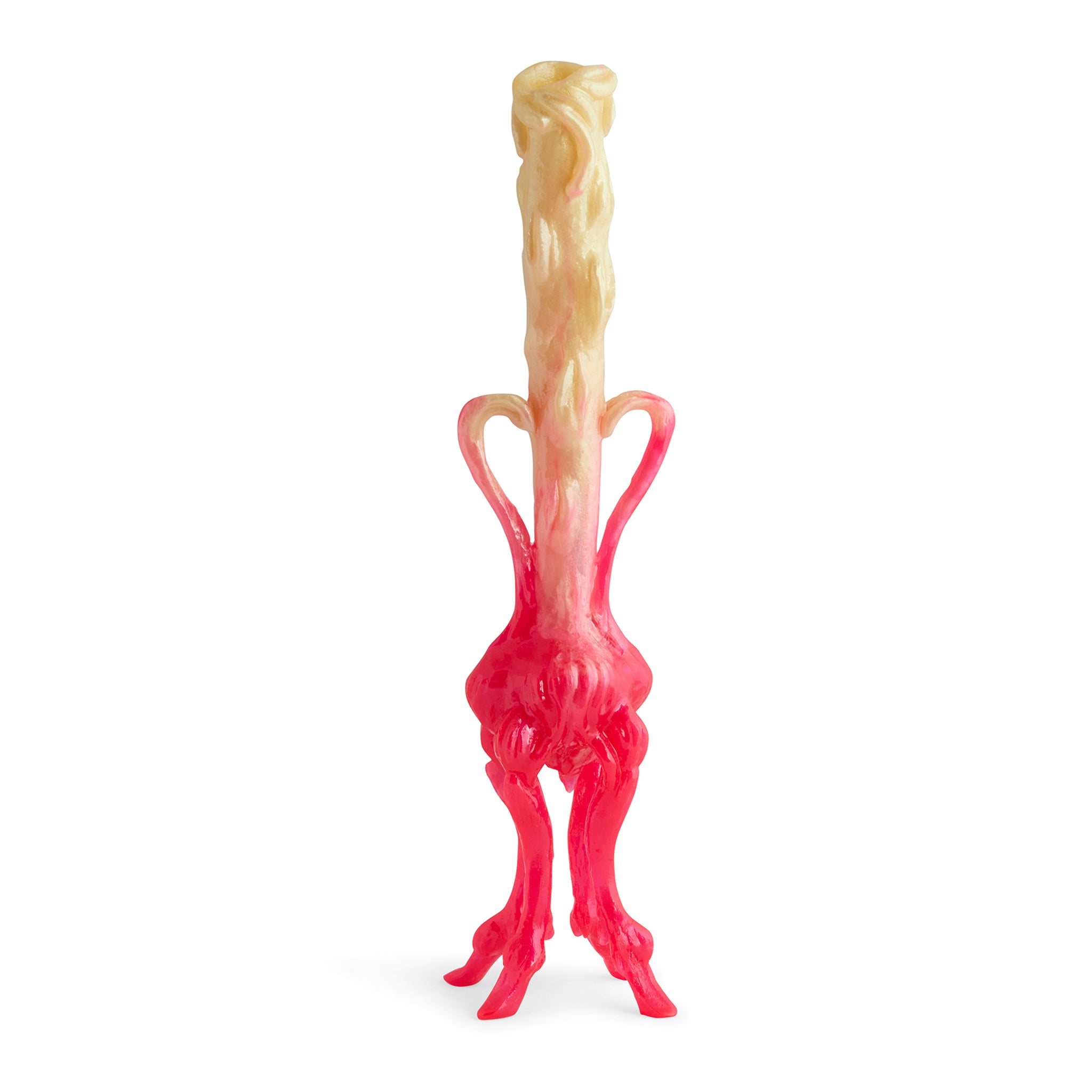 Small Hoof Vase (Pink and Cream)