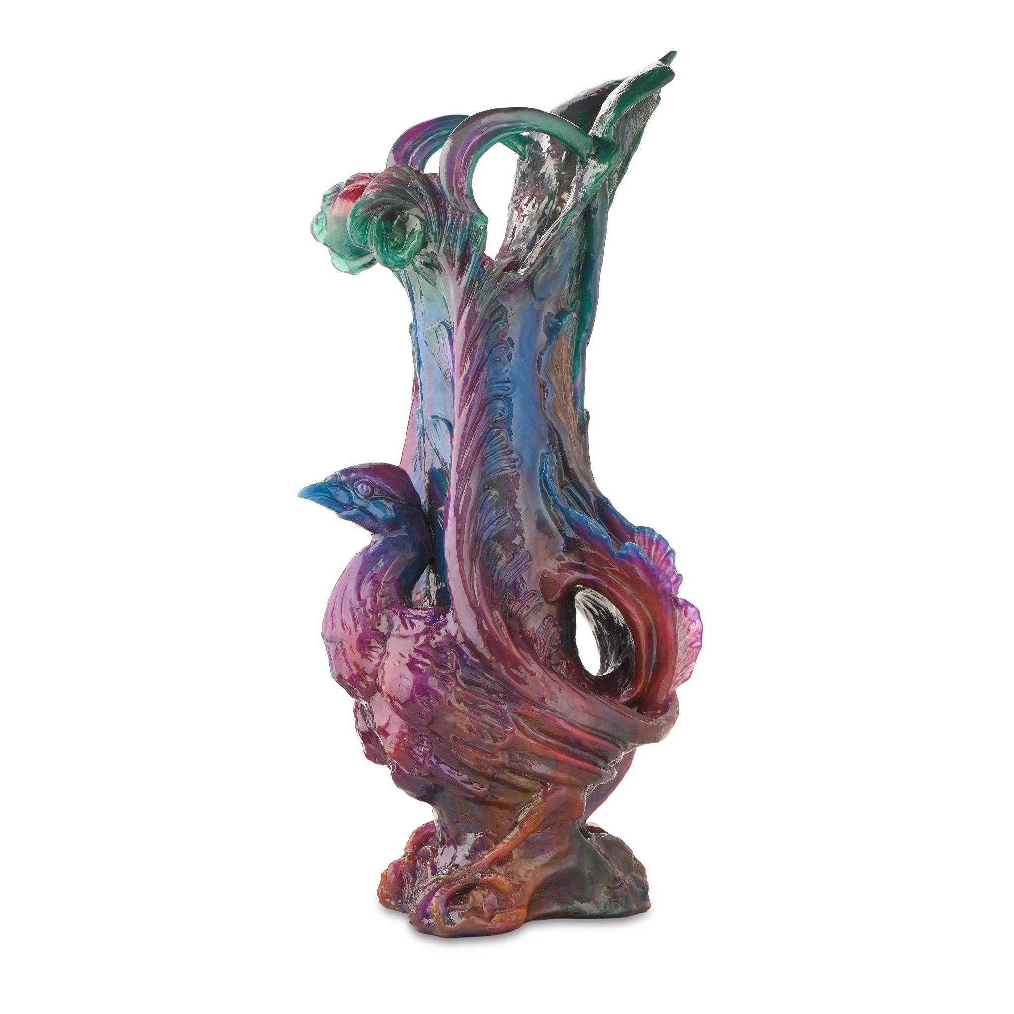 Lyrebird Vase (dark)