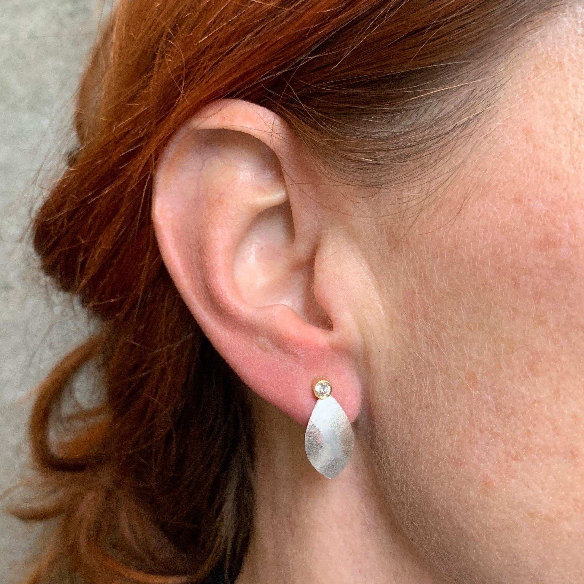 Leaf Stud Earrings
