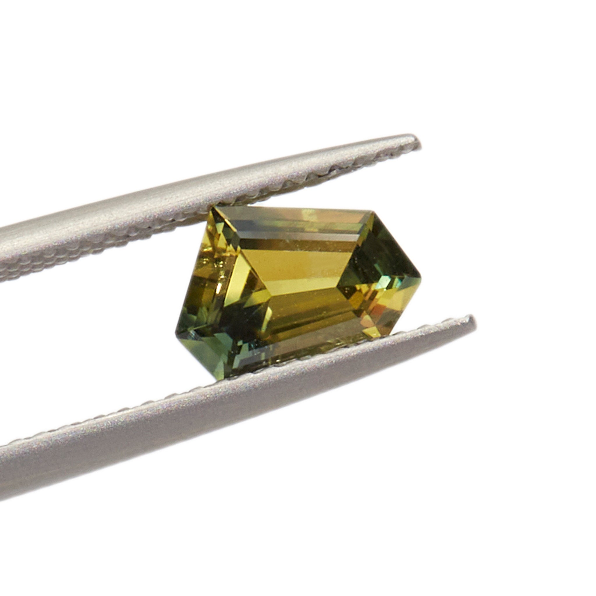 1.40ct Freeform Cut Yellow/Green Australian Parti Sapphire
