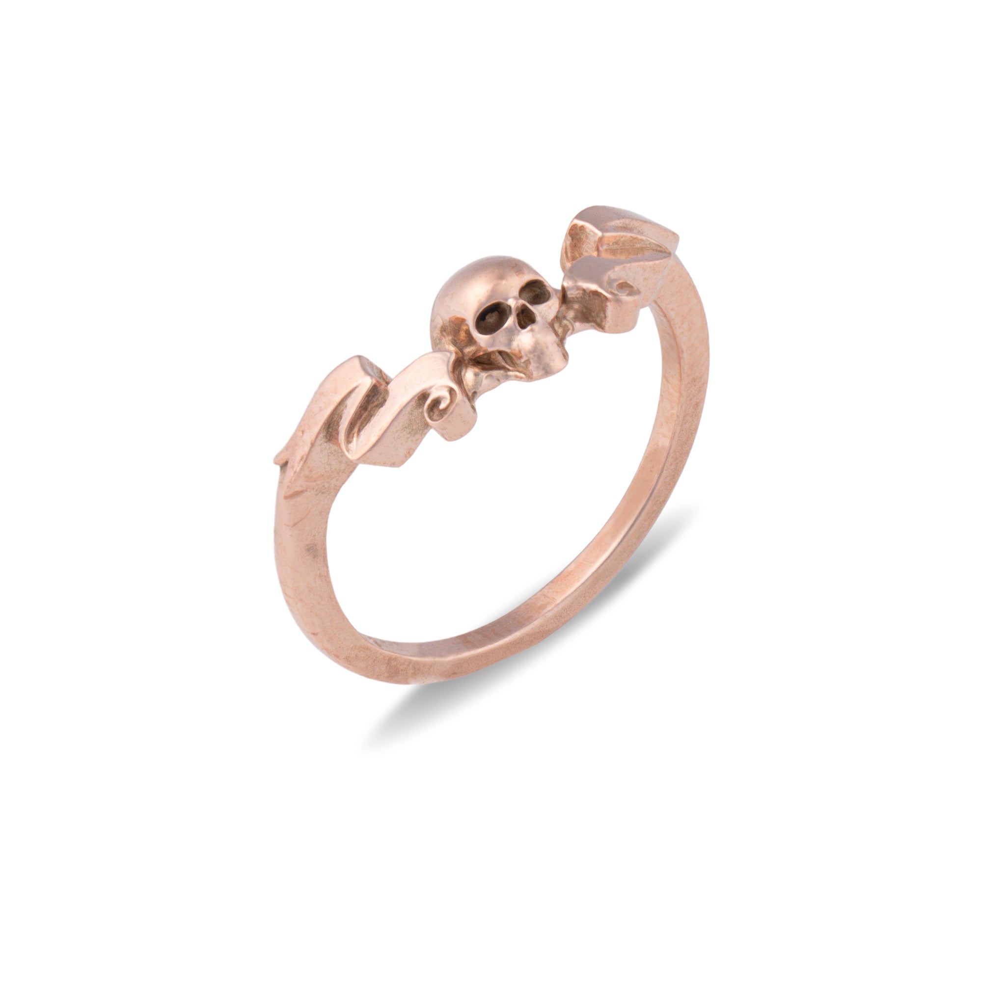Skull and Banner Ring