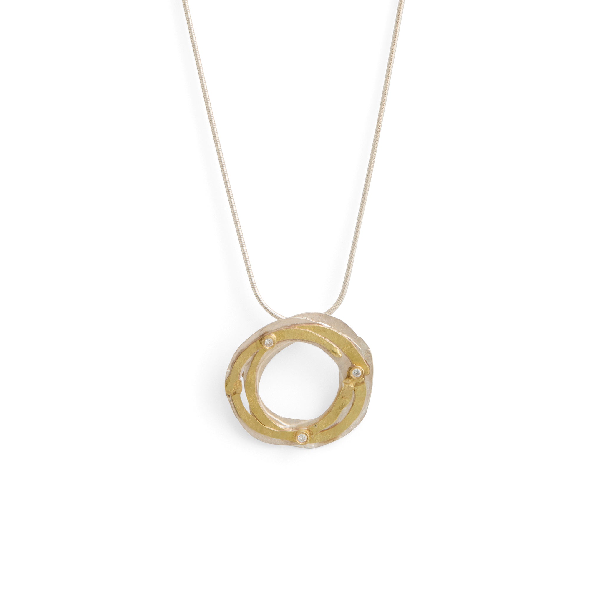 Wrap With Diamonds Pendant