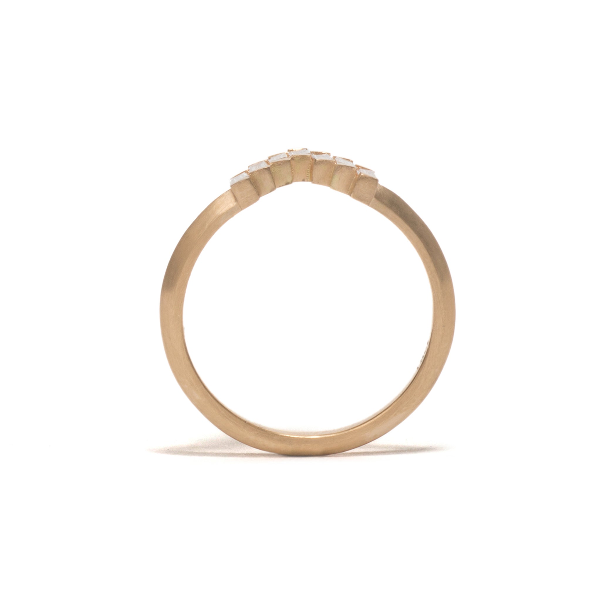 Diamond Baguette Skyline Ring