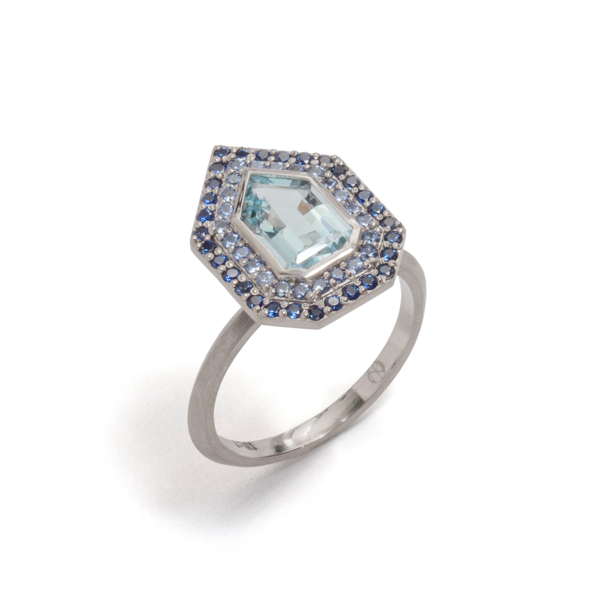 Aquamarine Elevate Halo