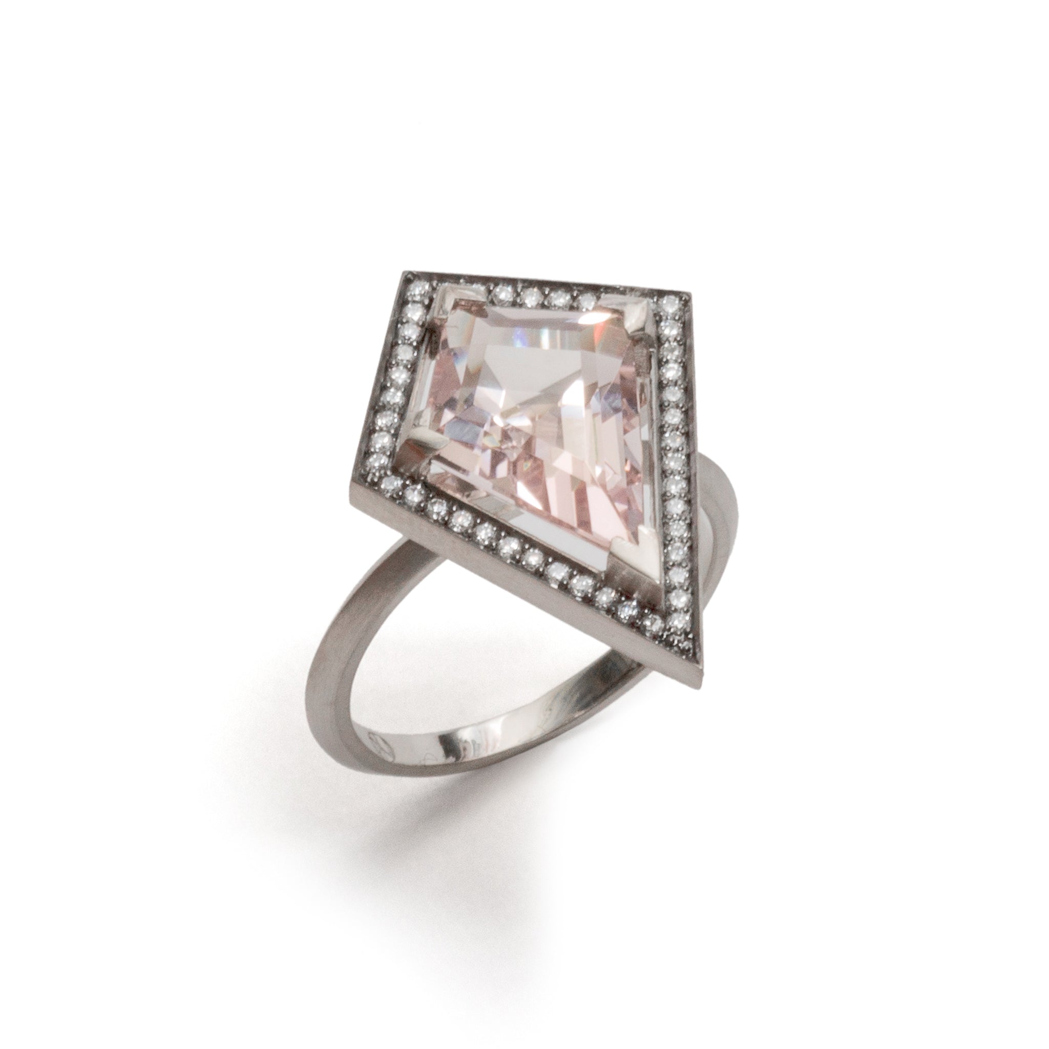 Morganite Elevate Halo