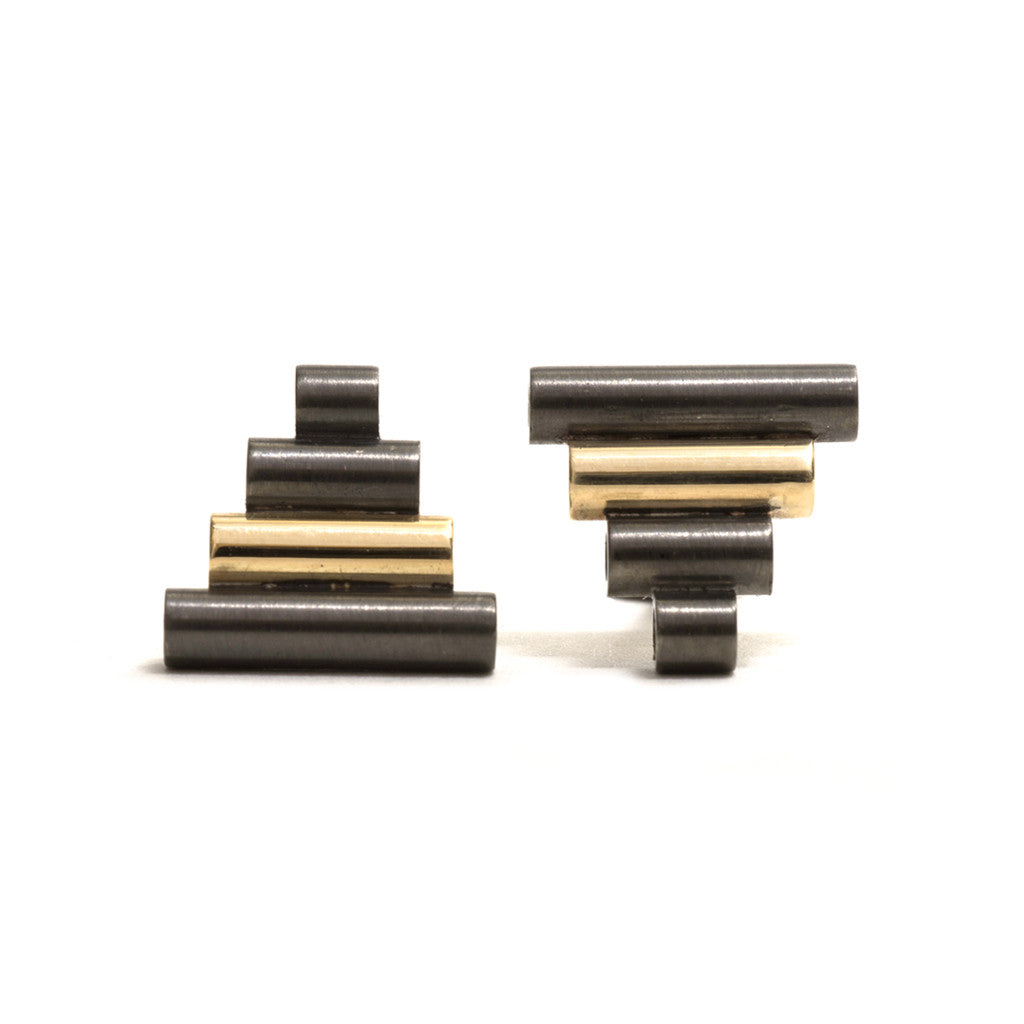 Pyramid Stud Earrings