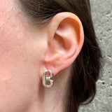 Bok Large Link Stud Earrings