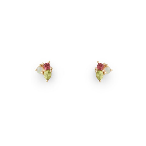 Kaleidoscope Opal Gem Earrings by Melanie Katsalidis