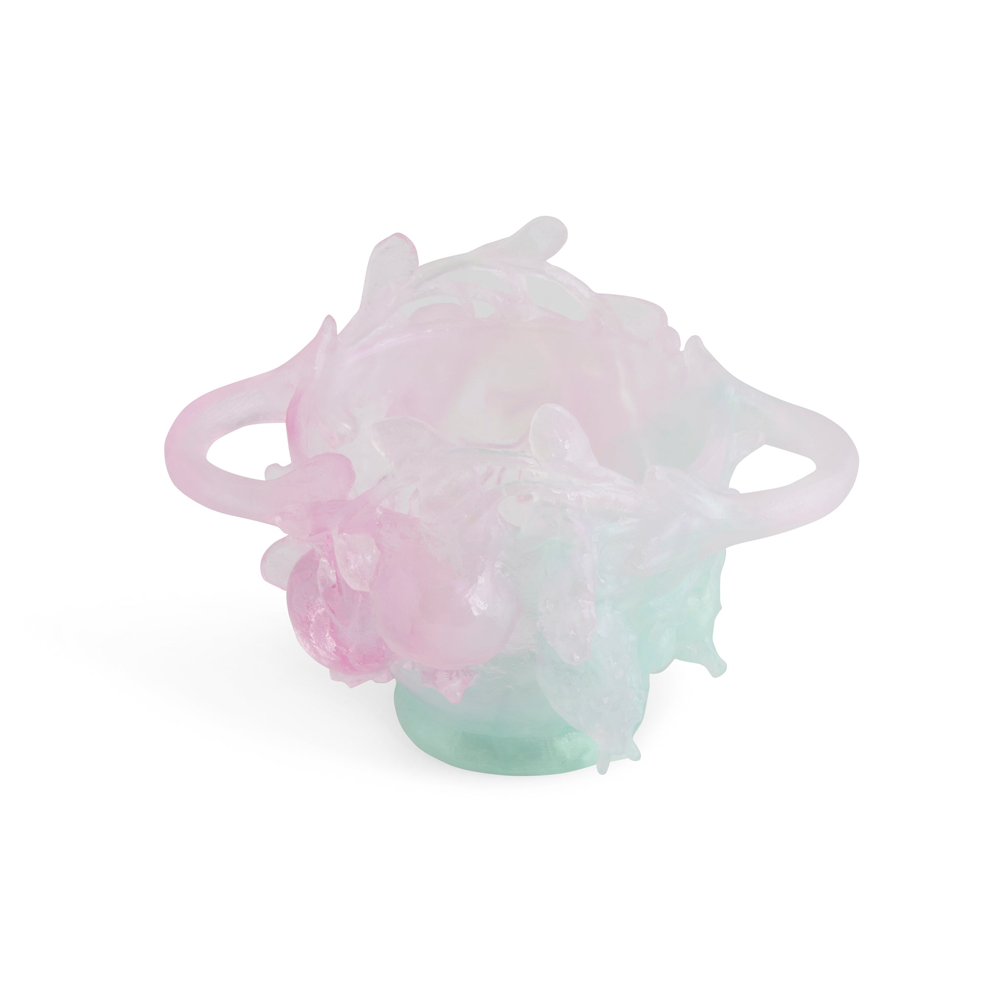 Persephone Bowl (Pearlescent Pink & Mint)