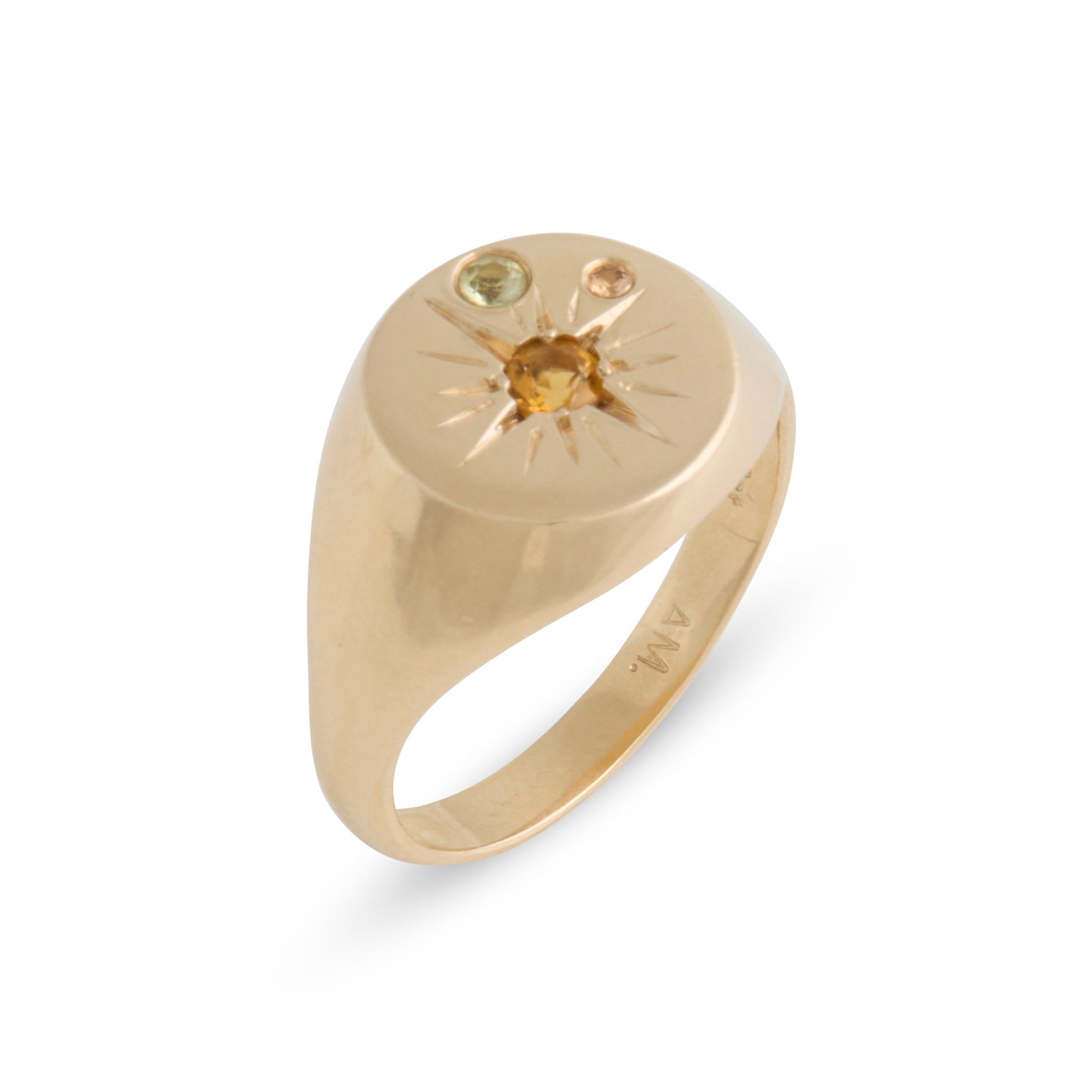 Starburst Citrine Ring